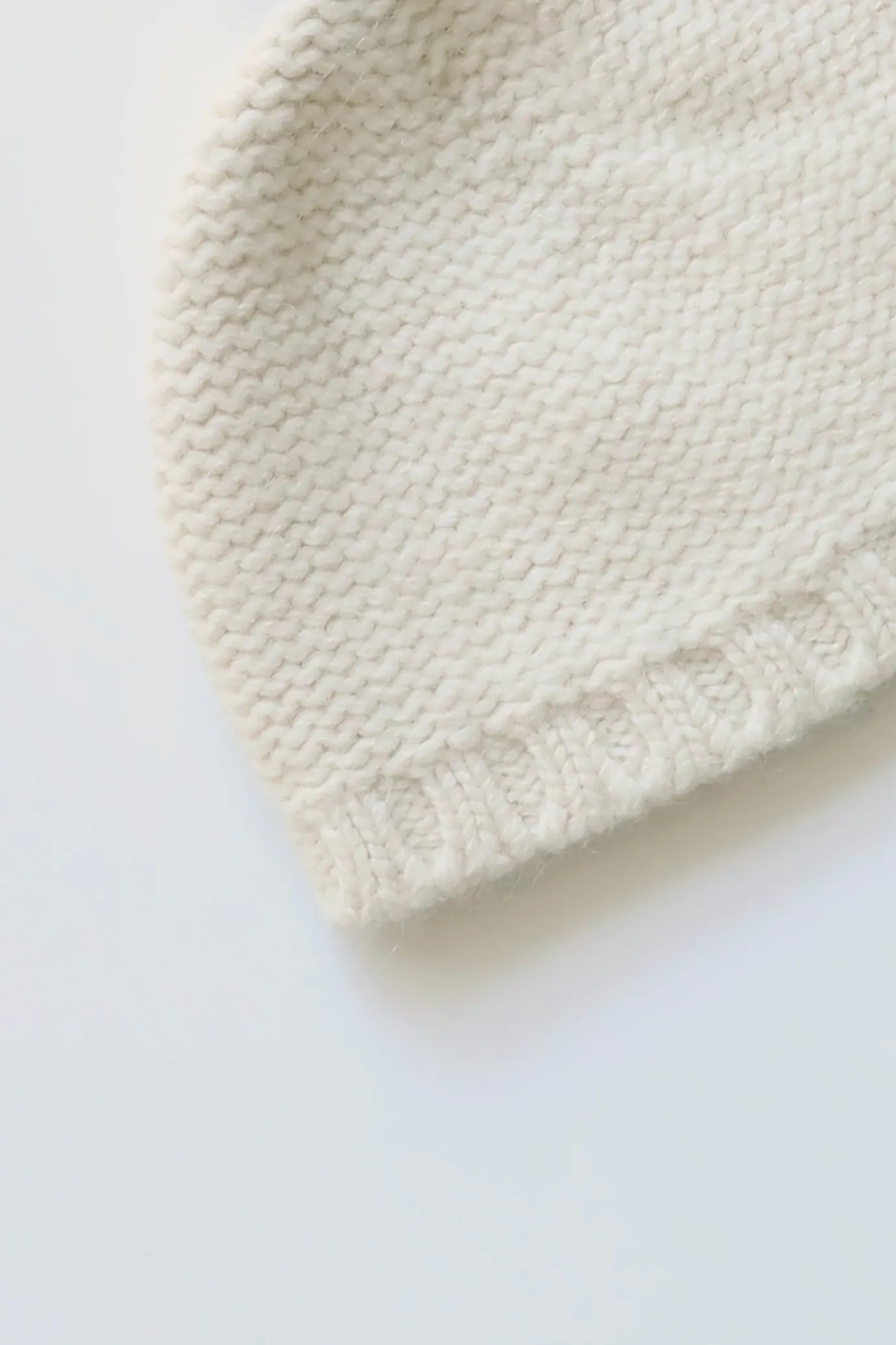Nothing written Accessories-Alpaca knit beanie (Ivory)