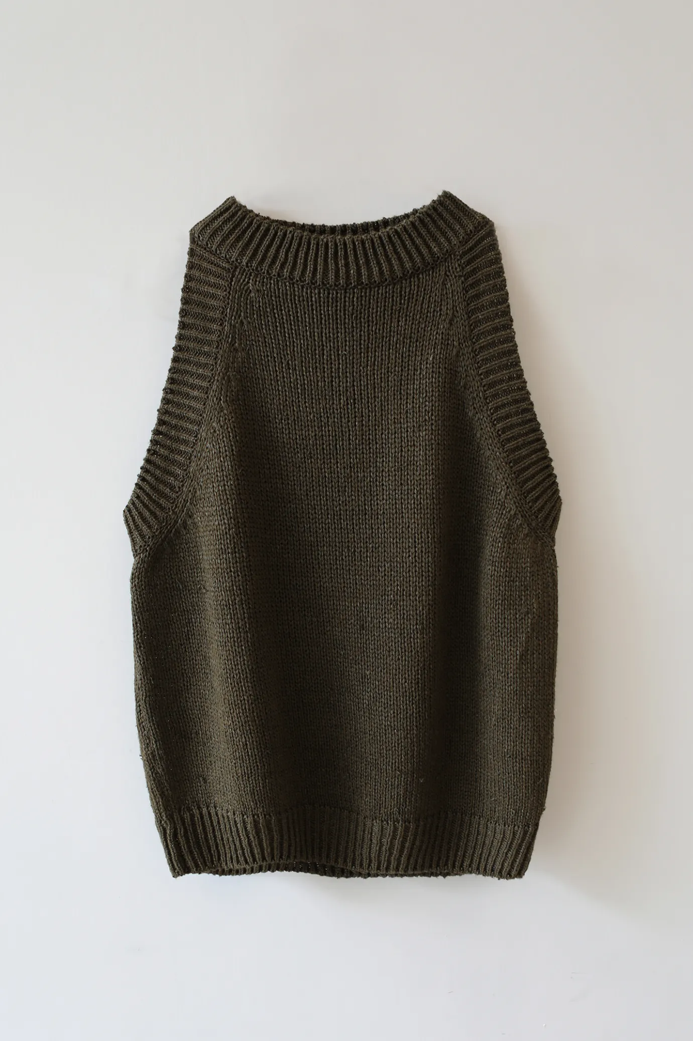 Nothing written Knitwear-Bamboo halter neck (Dark brown)