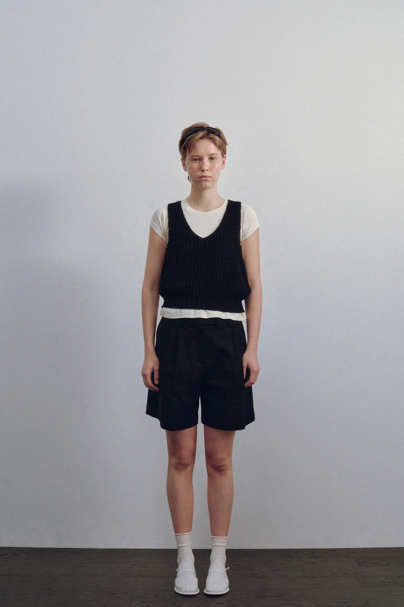 Nothing written T-shirt-Ester top (Cream)