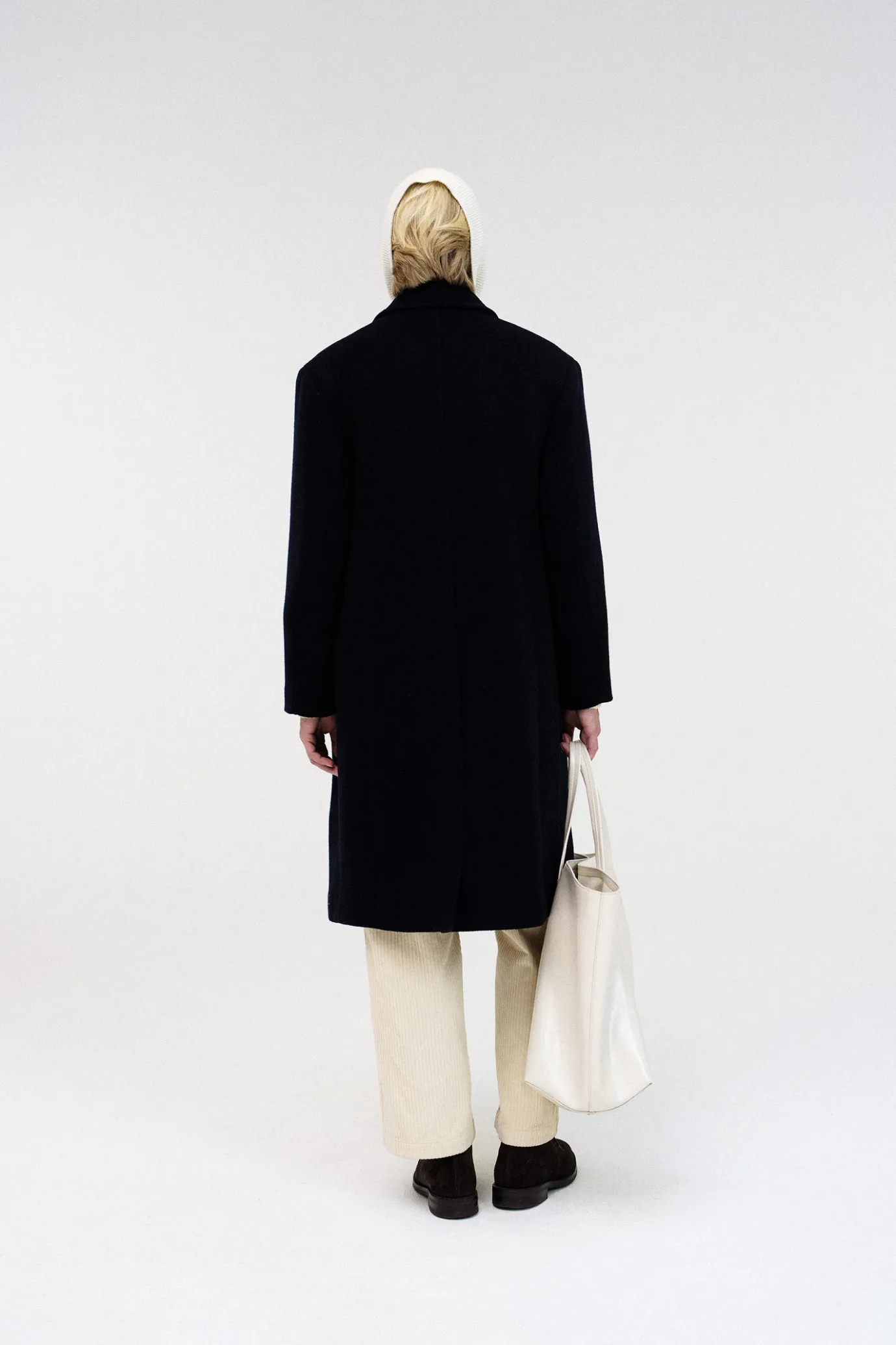 herringbone_peaked_lapel__2.webp Nothing written Outwears-Herringbone peaked lapel coat (Navy)