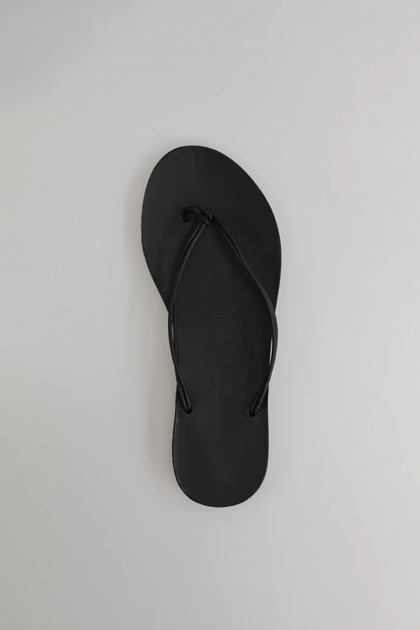 Nothing written Shoes-[MARIA FARRO]  LEPTO FLIP FLOP (Black)