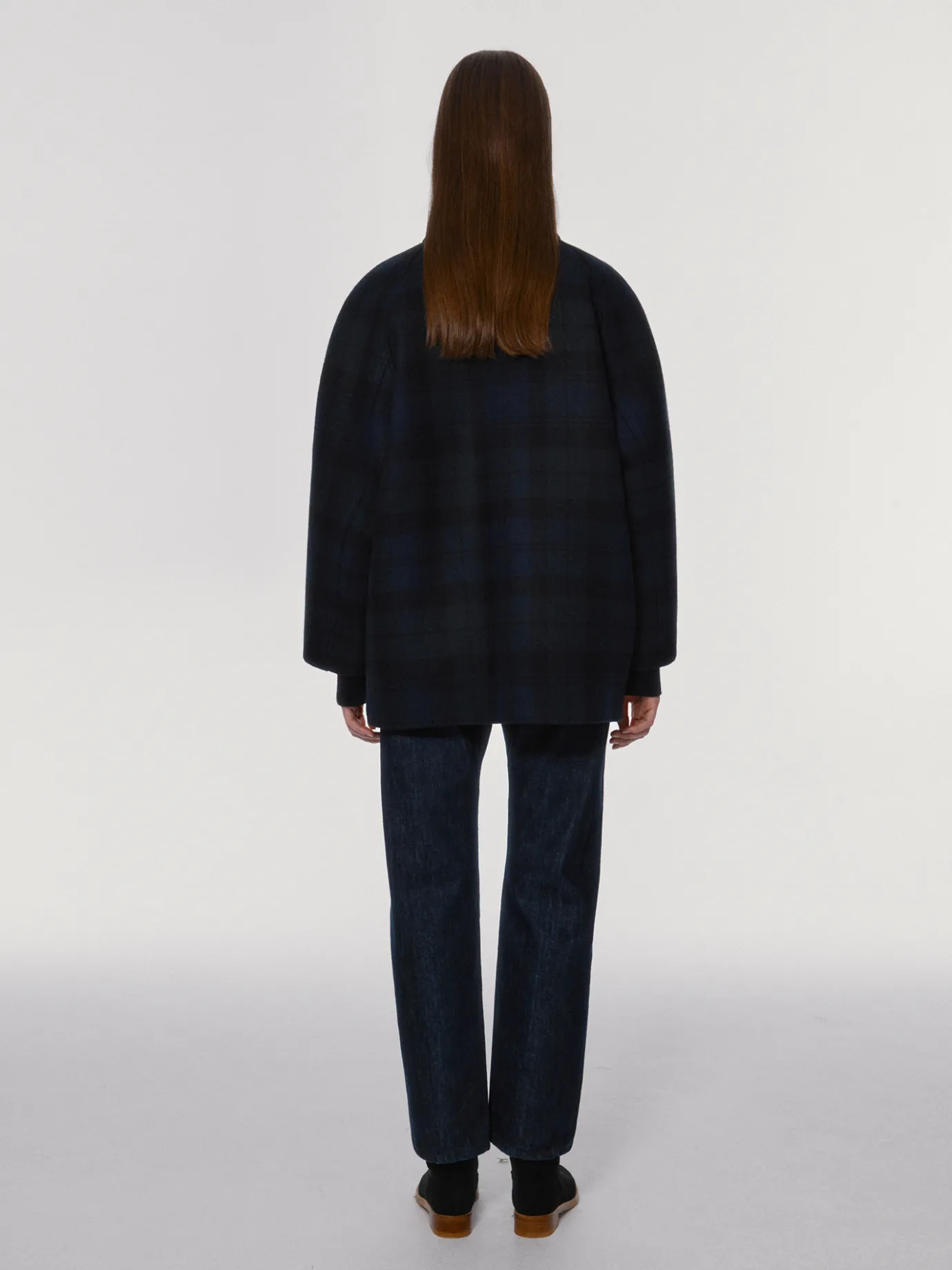 nd__cambridge_half_balmac_2.webp Nothing written Outwears | Exclusive-2ND / Cambridge half balmacaan coat (Green navy)