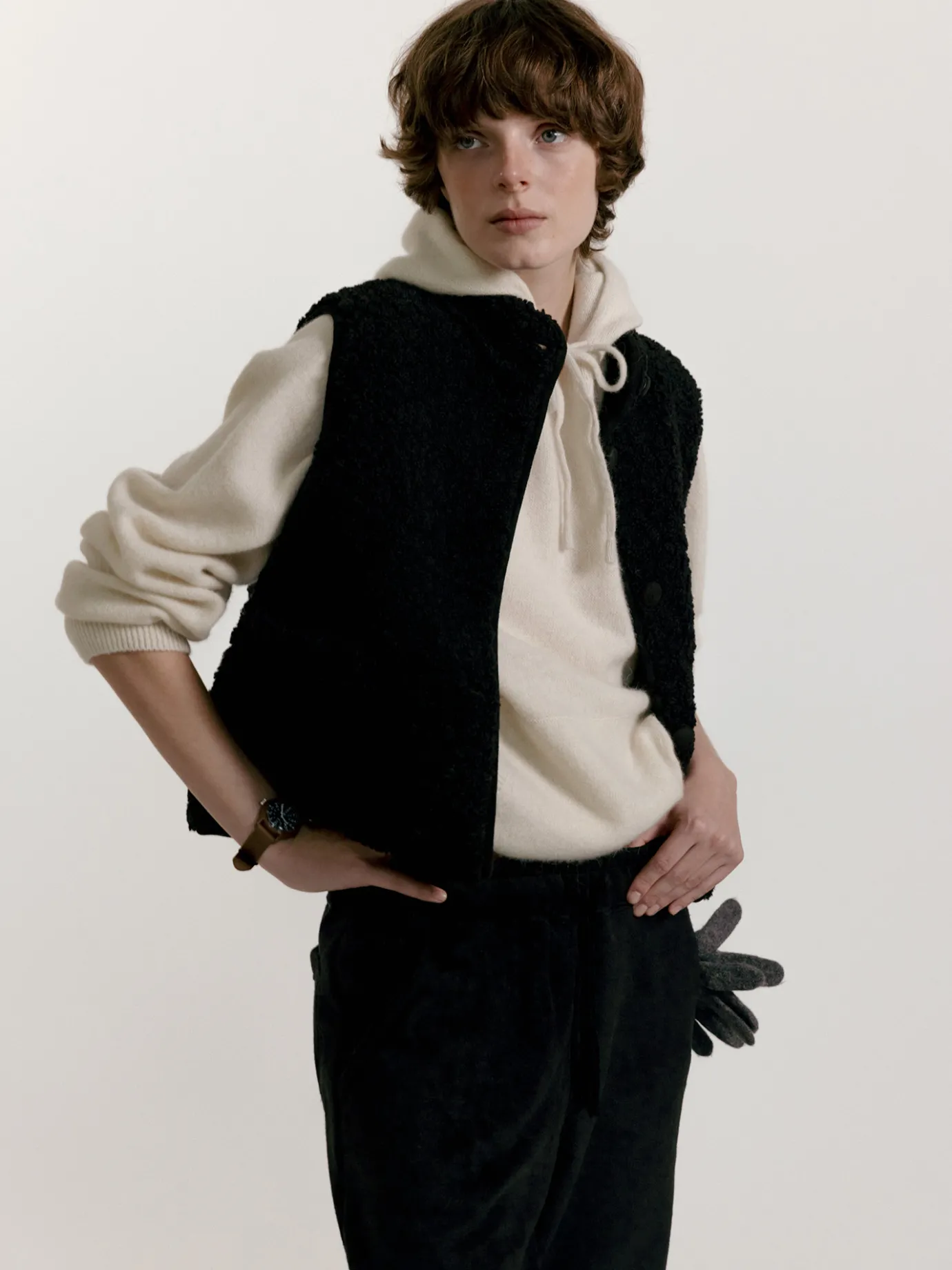 nd__casta_knit_hoodie_swe_5.webp Nothing written Knitwear-2ND / Casta knit hoodie sweater (Ivory)