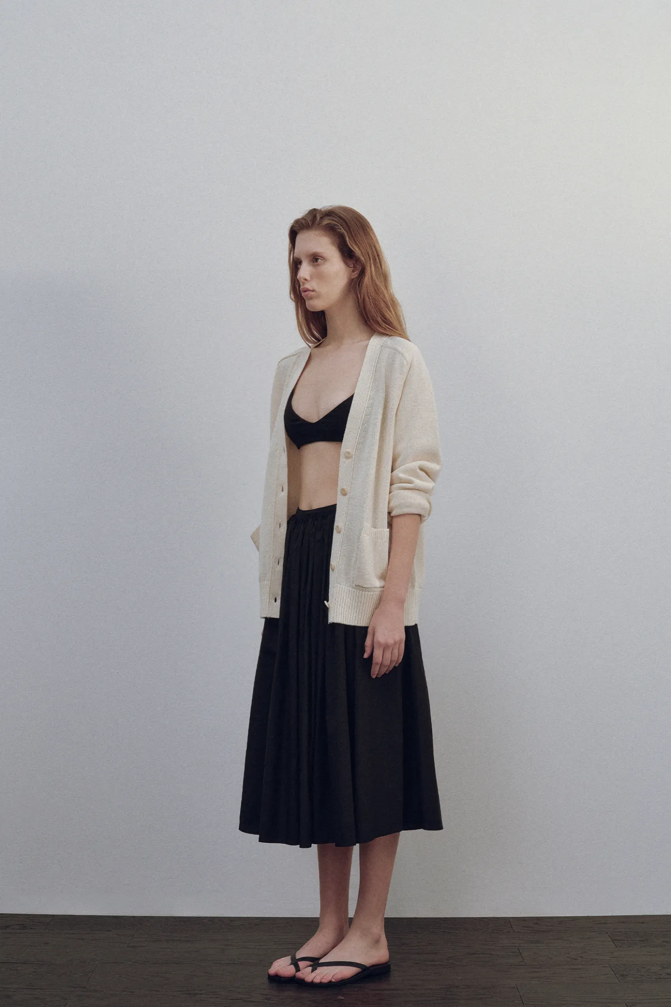 Nothing written Outwears | Knitwear-2ND / Classic paper cardigan (Ivory)