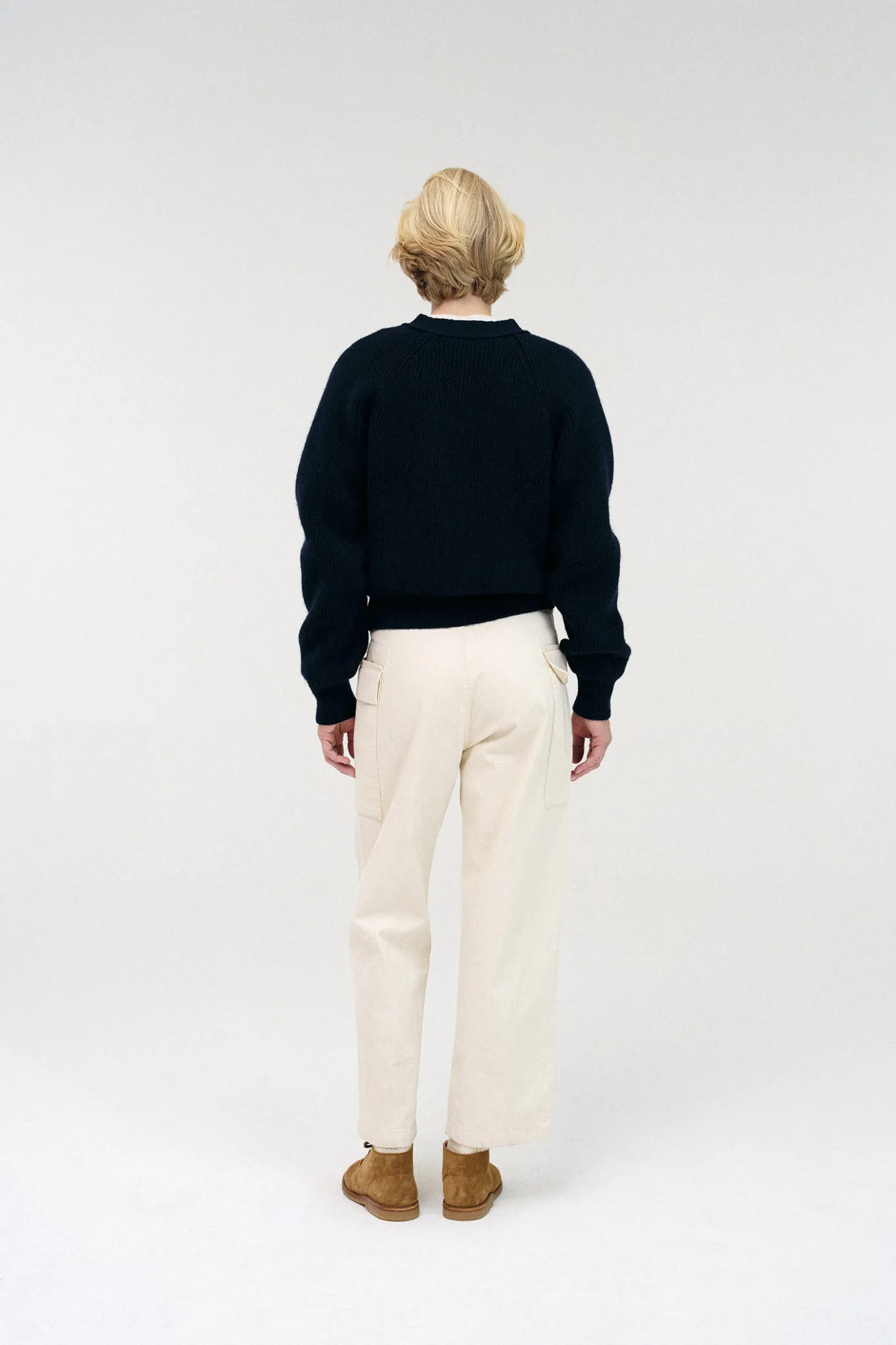 nd__dennedy_ribbed_cardig_2.webp Nothing written Outwears | Knitwear-2ND / Dennedy ribbed cardigan (Dark navy)