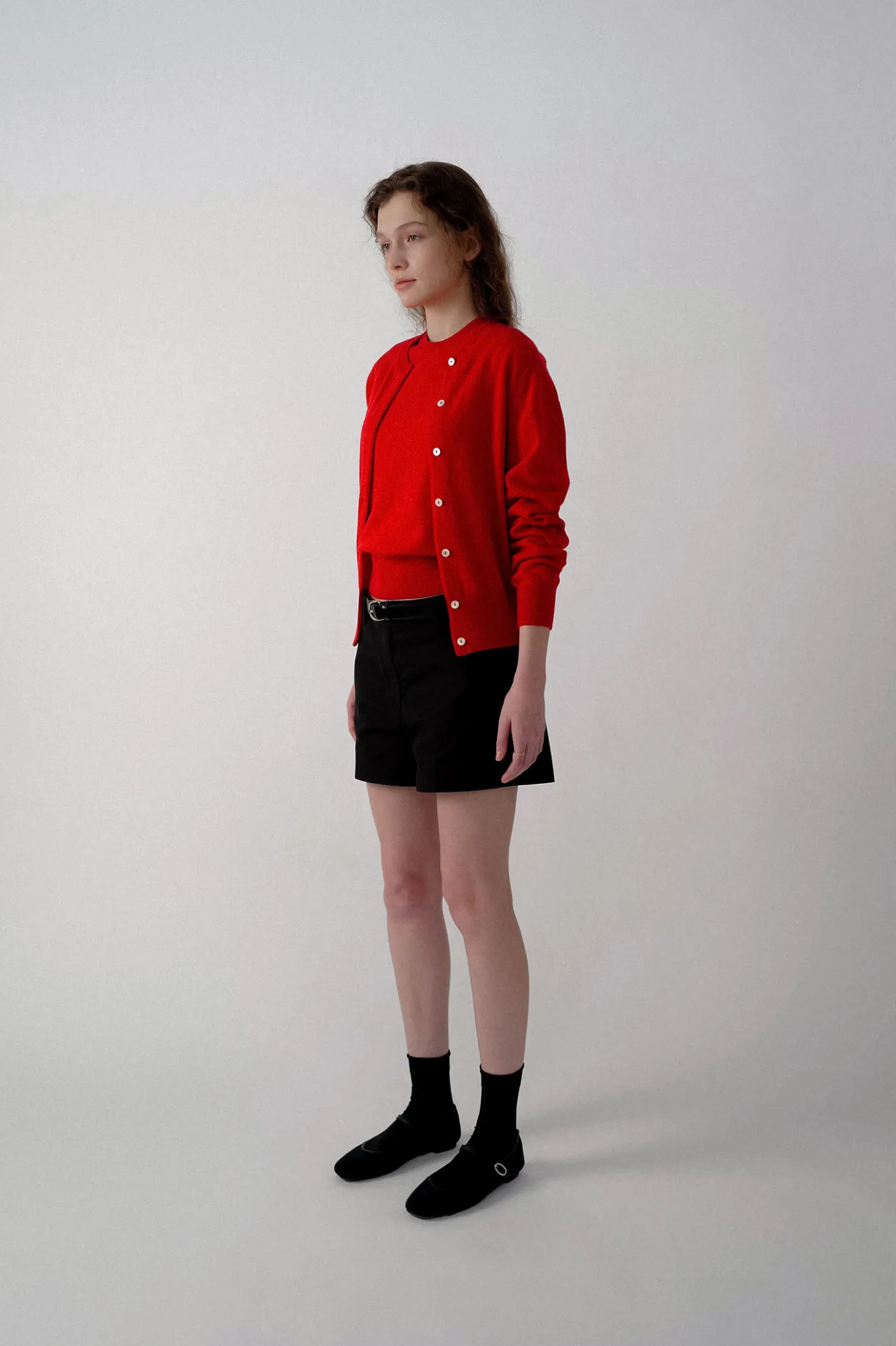 Nothing written Outwears | Knitwear-2ND / Emitt wool round cardigan (Red)