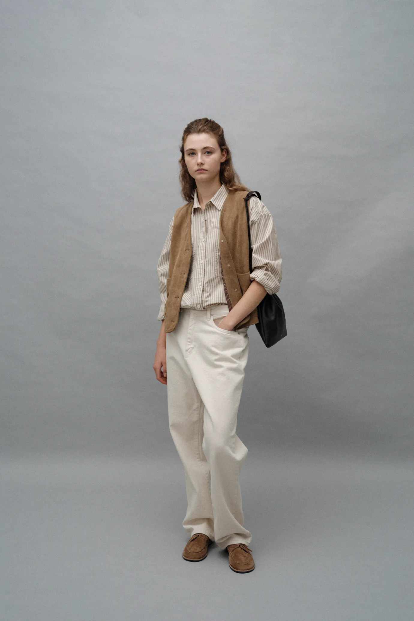 Nothing written Bags-2ND /  Fatu shoulder bag (Dark brown)