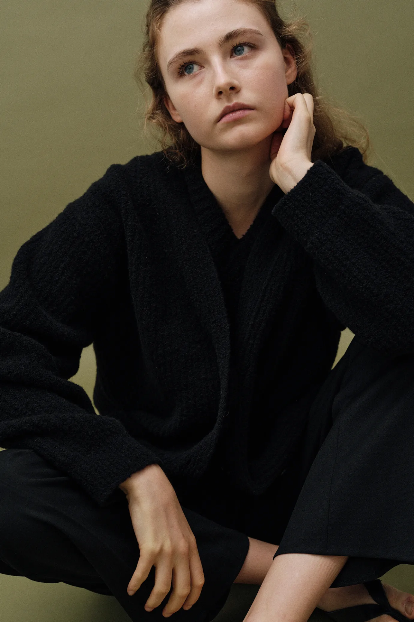 nd__garine_wool_cardigan__5-1.webp Nothing written Outwears | Knitwear-2ND / Garine wool cardigan (Black)