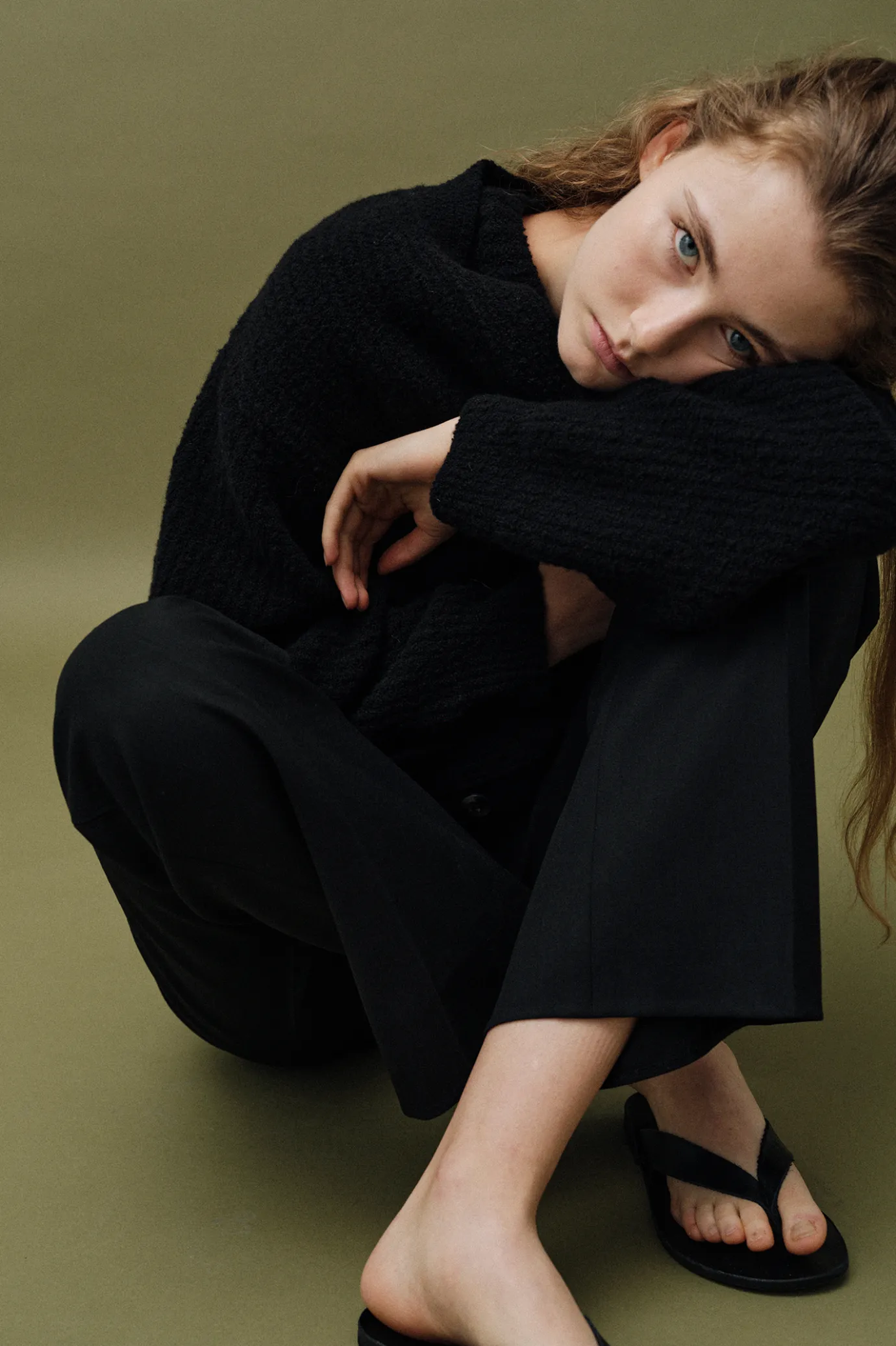 nd__garine_wool_cardigan__7.webp Nothing written Outwears | Knitwear-2ND / Garine wool cardigan (Black)