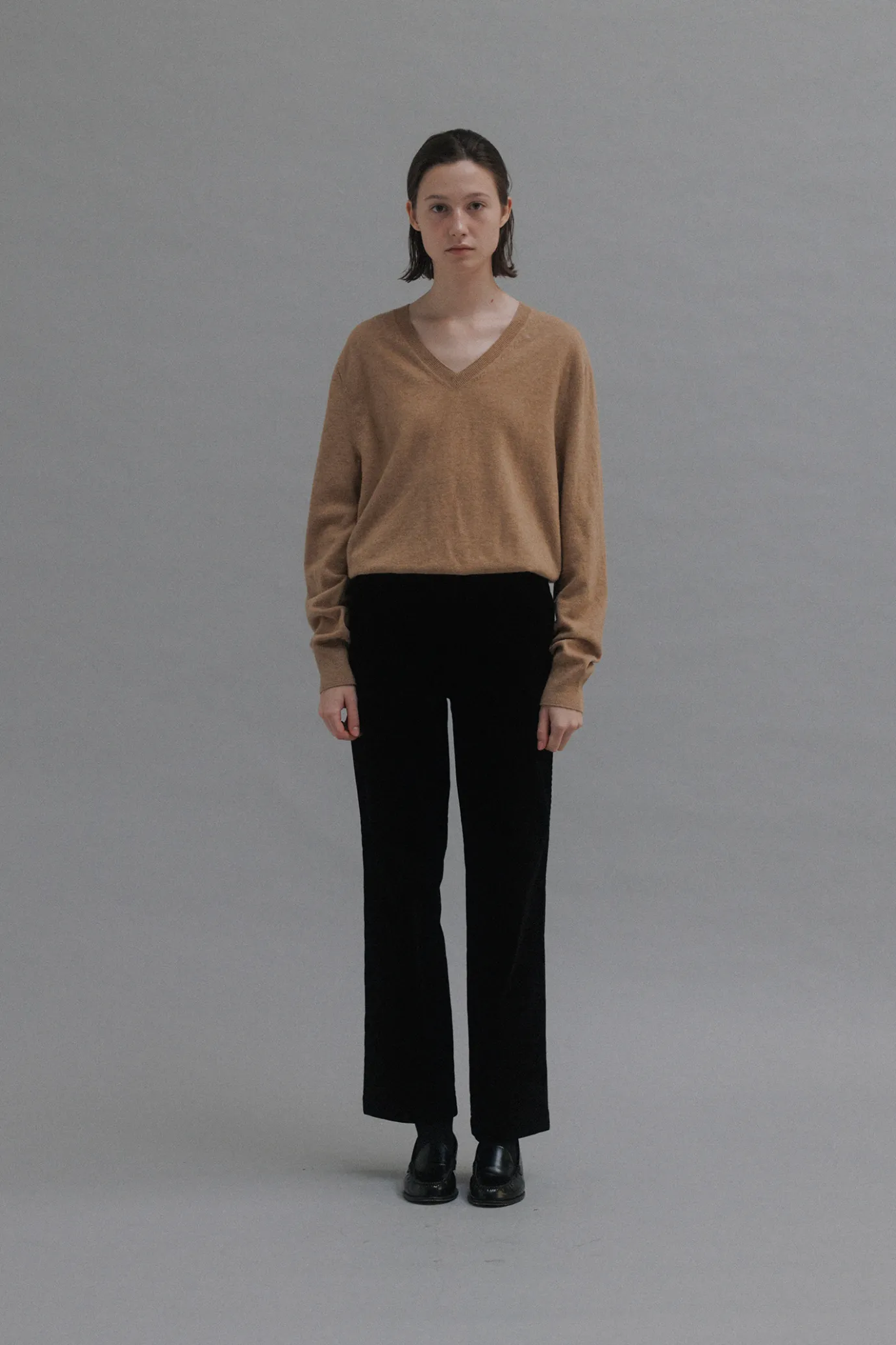 Nothing written Knitwear-2ND / Hany cashmere knit (Camel)