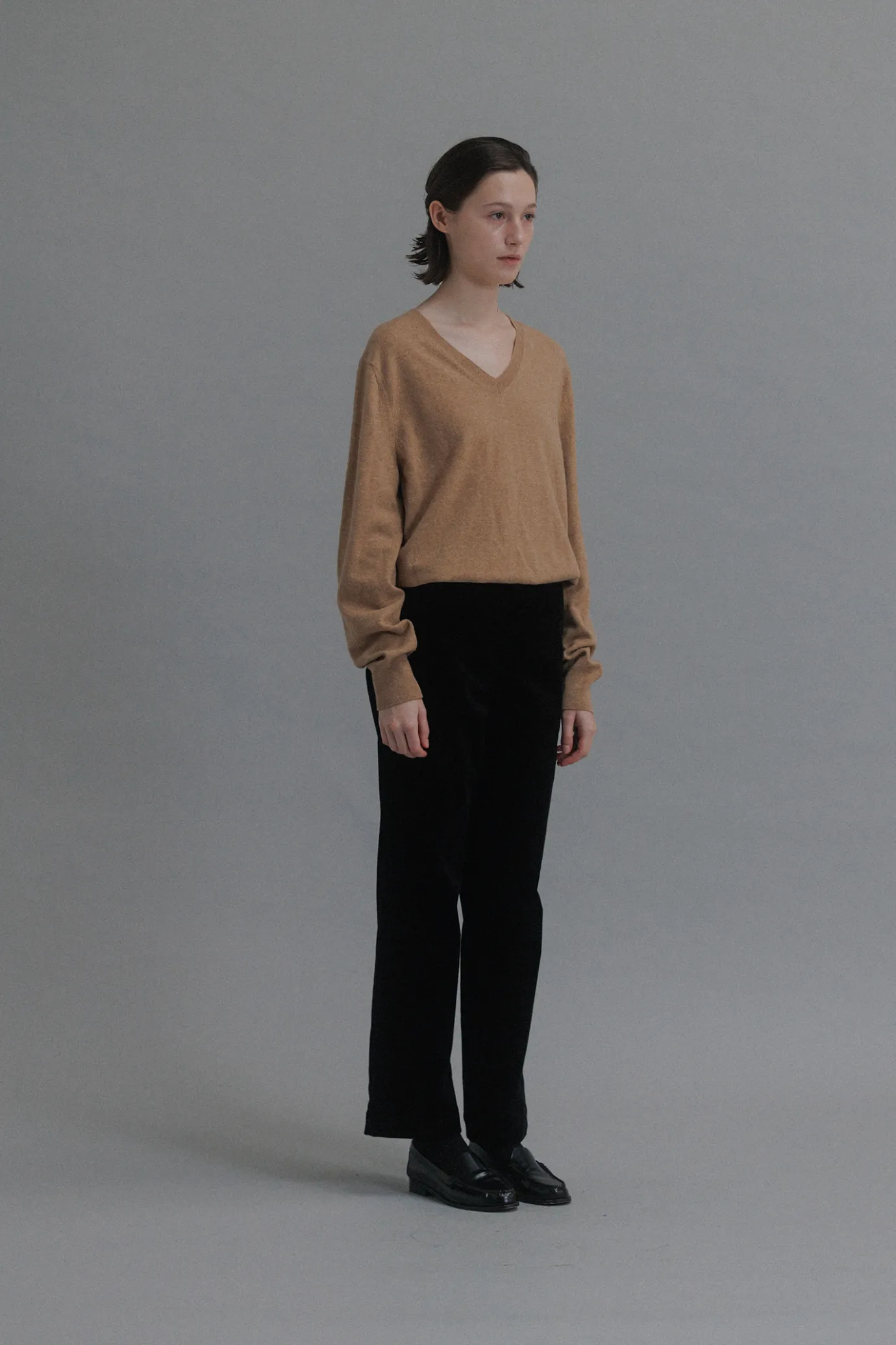 Nothing written Knitwear-2ND / Hany cashmere knit (Camel)