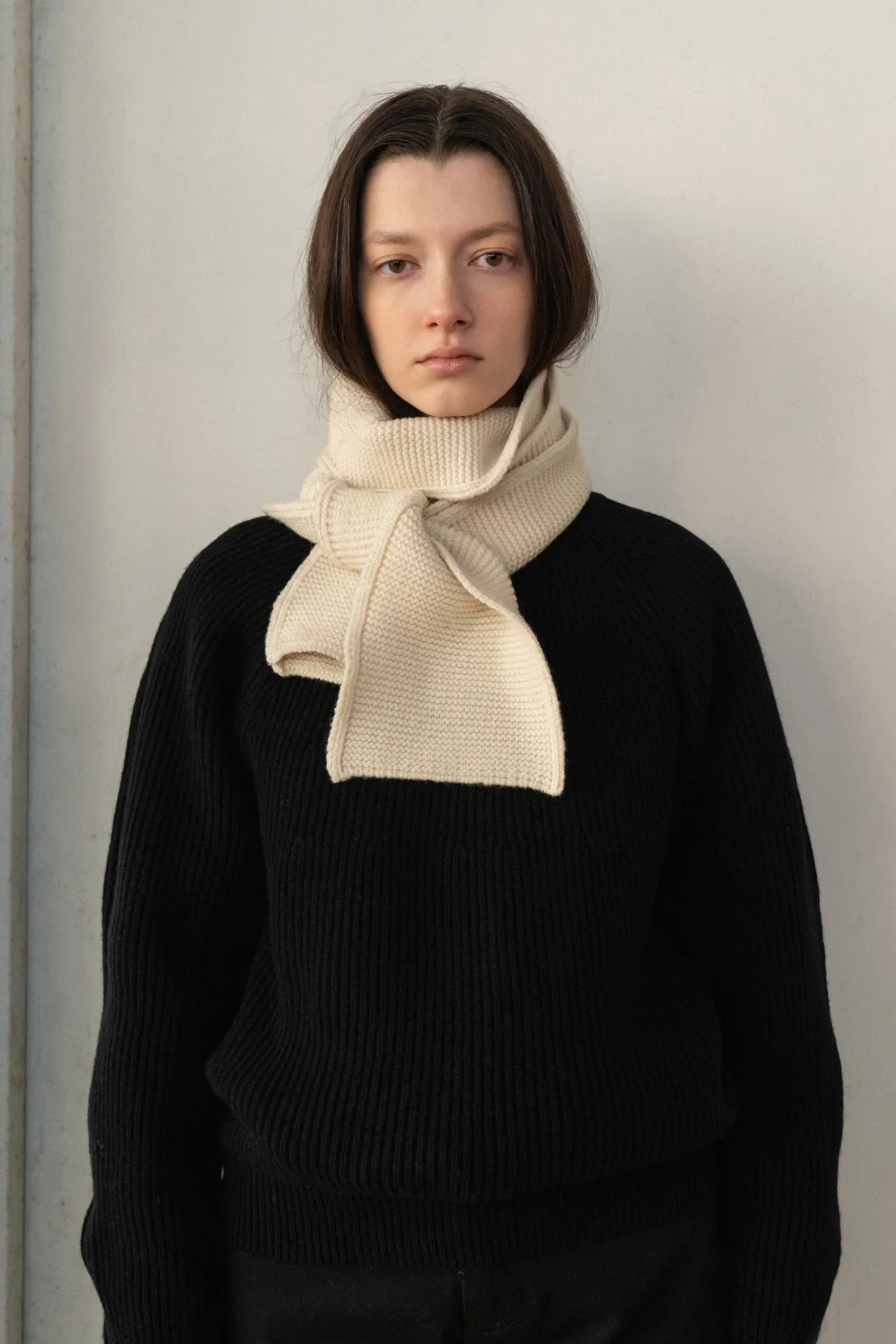 Nothing written Accessories-2ND / Liky muffler (Gray)