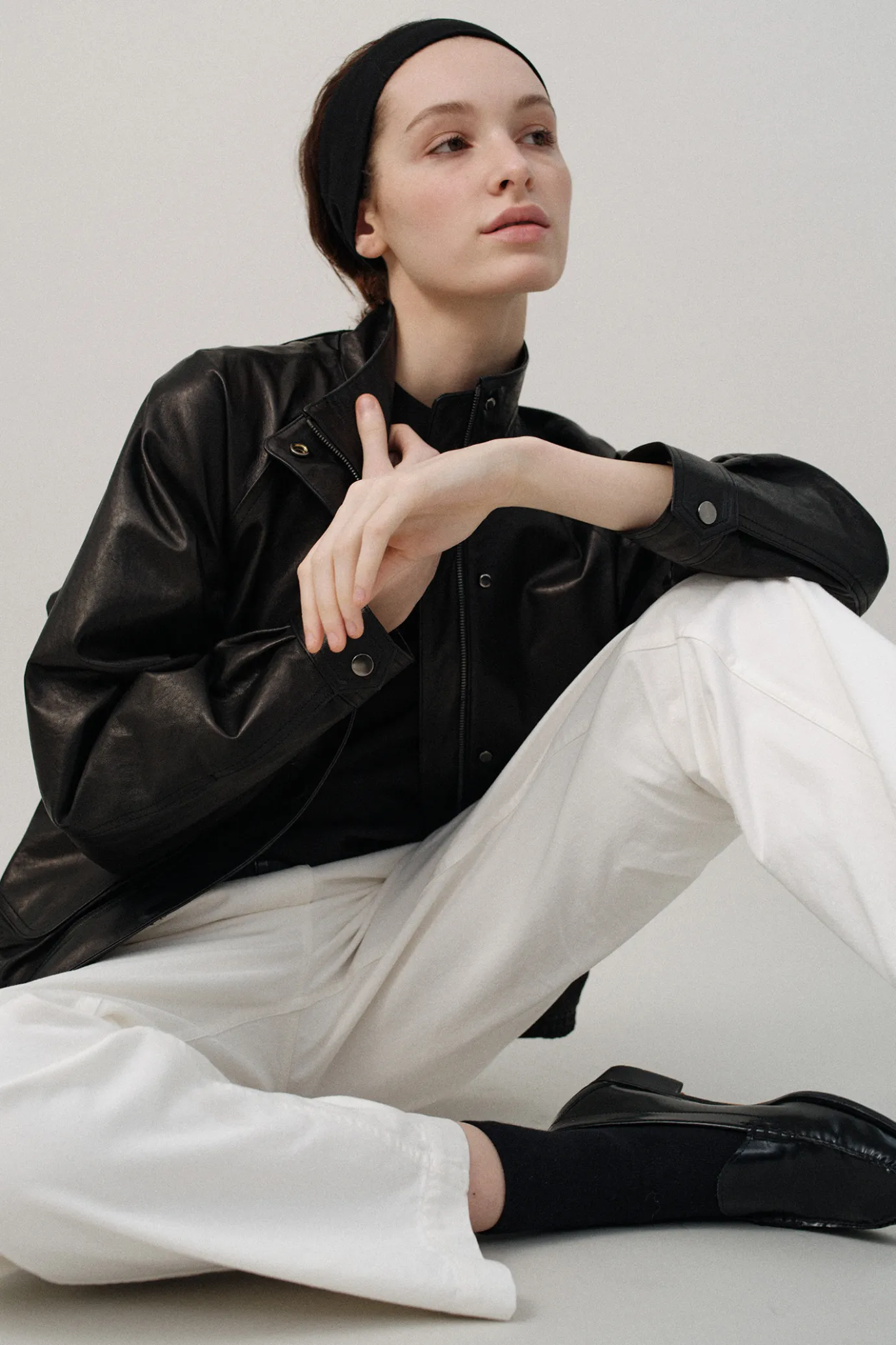 nd__mills_vintage_leather_5.webp Nothing written Outwears-2ND / Mills vintage leather blouson (Black)