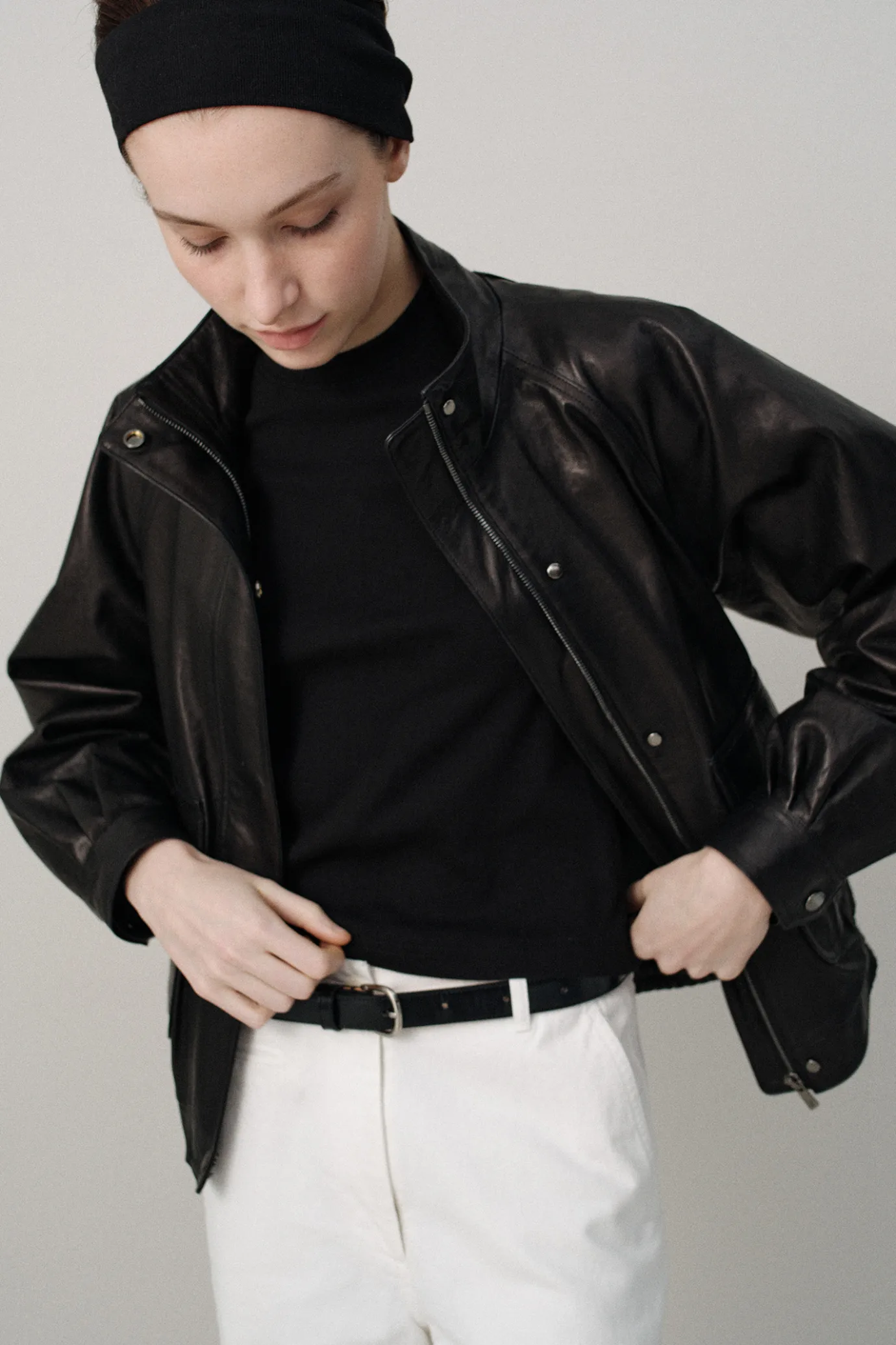 nd__mills_vintage_leather_6.webp Nothing written Outwears-2ND / Mills vintage leather blouson (Black)