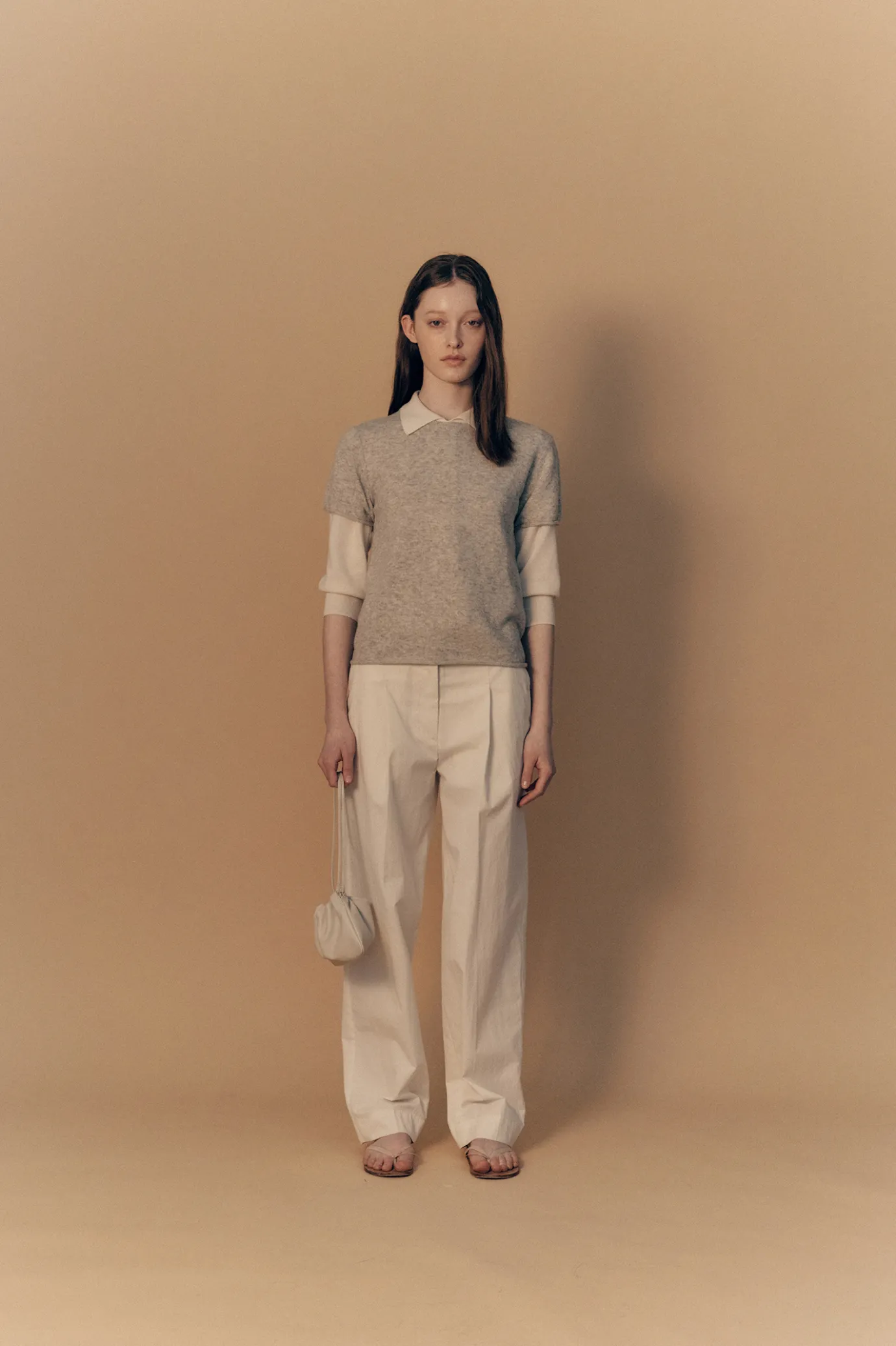 Nothing written Bags-2ND / Nella strap mini bag (Light beige)