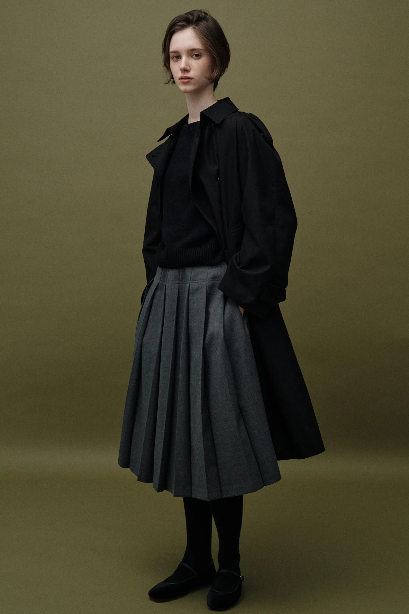 nd__wool_pleated_skirt_gr_3.webp Nothing written Skirts-2ND / Wool pleated skirt (Gray)