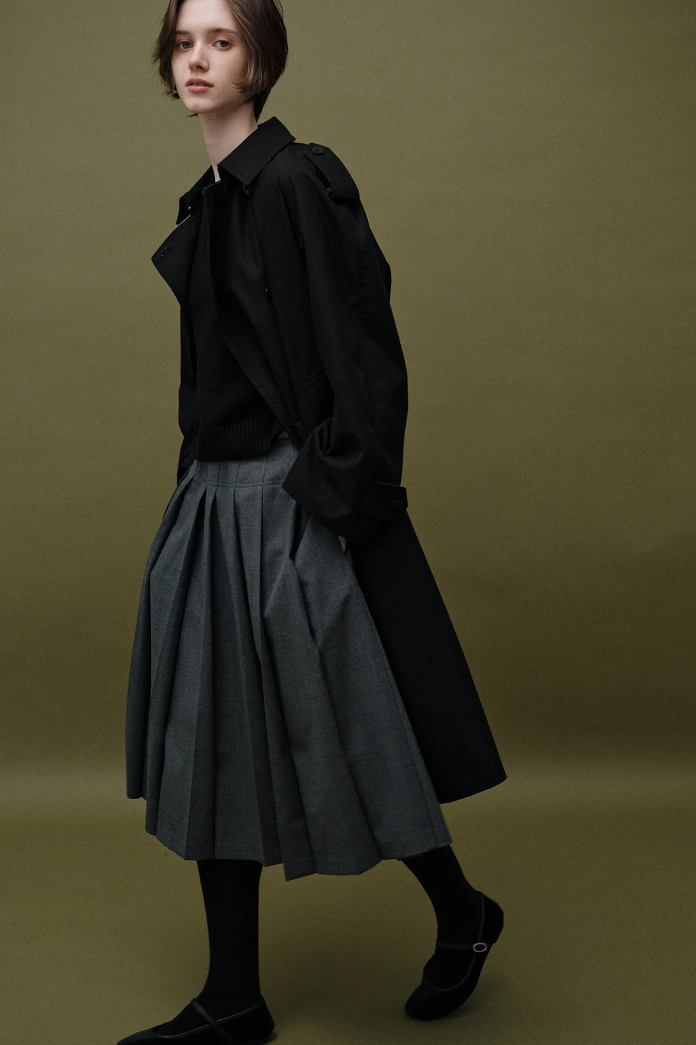 nd__wool_pleated_skirt_gr_5.webp Nothing written Skirts-2ND / Wool pleated skirt (Gray)