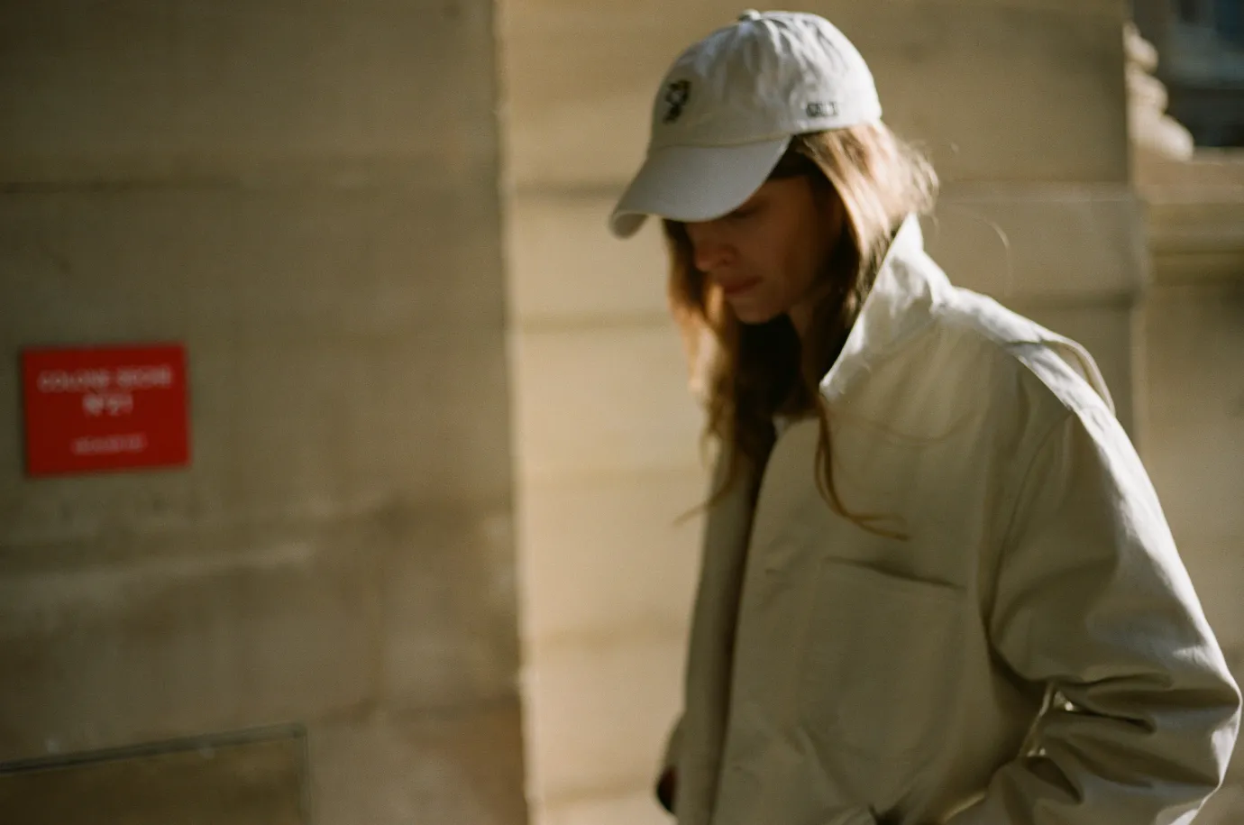 Nothing written Outwears-Oversized work jacket (Ivory)