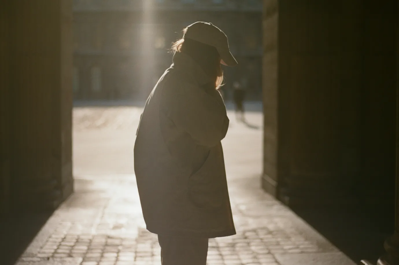 Nothing written Outwears-Oversized work jacket (Ivory)