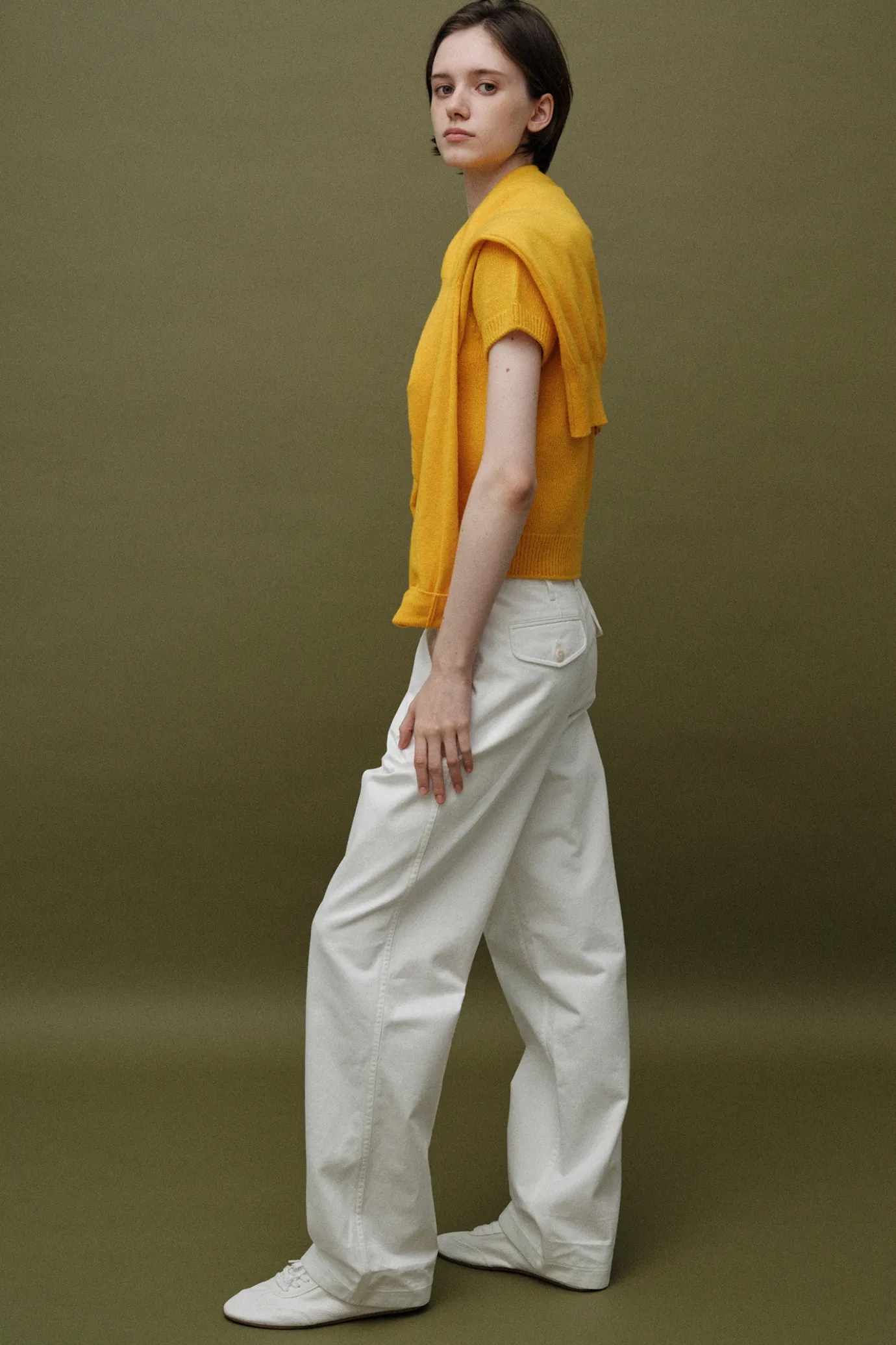 Nothing written Knitwear-Puno short sleeve knit (Amber)