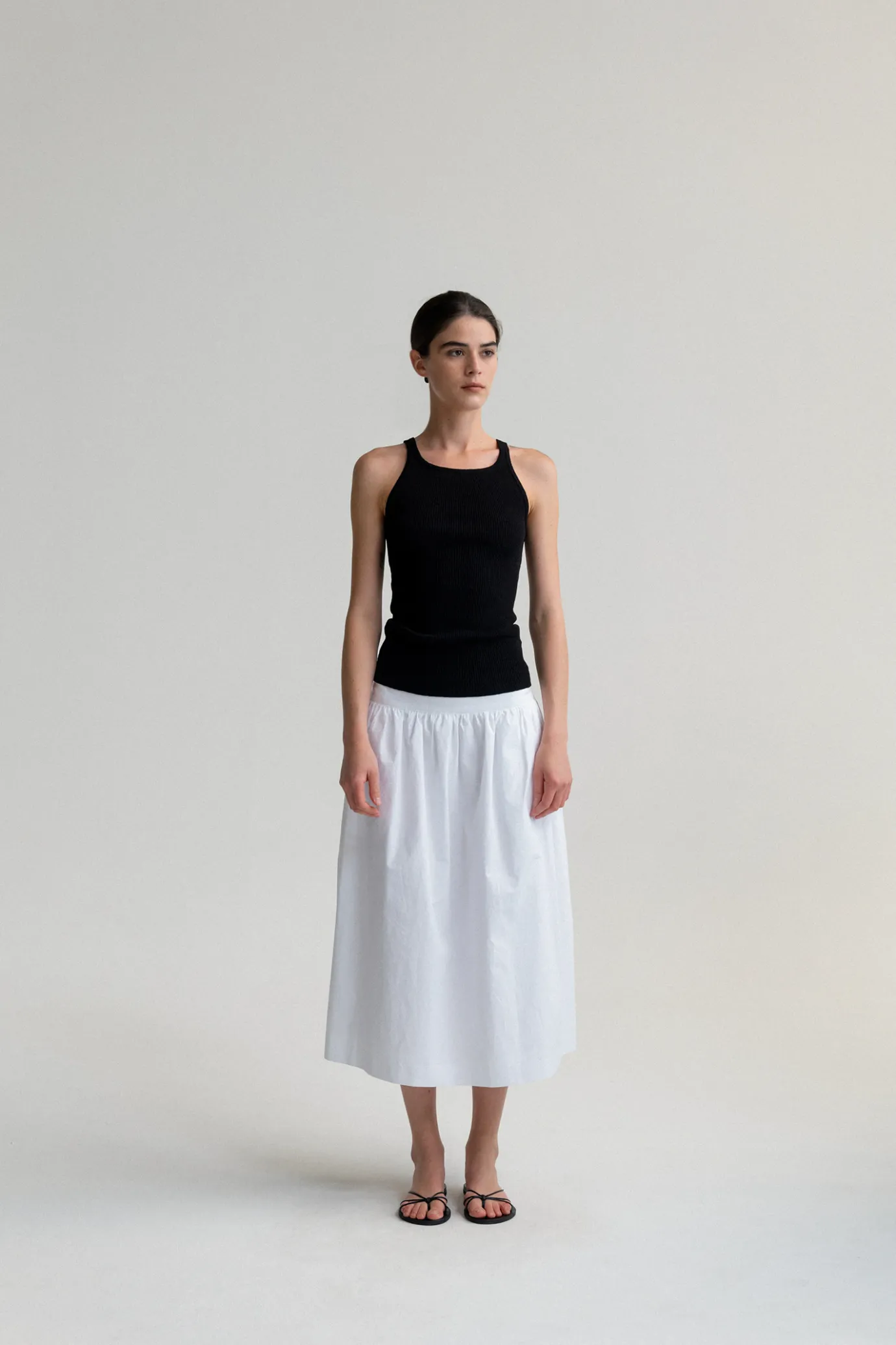 Nothing written Knitwear-3RD / Knit sleeveless (Black)