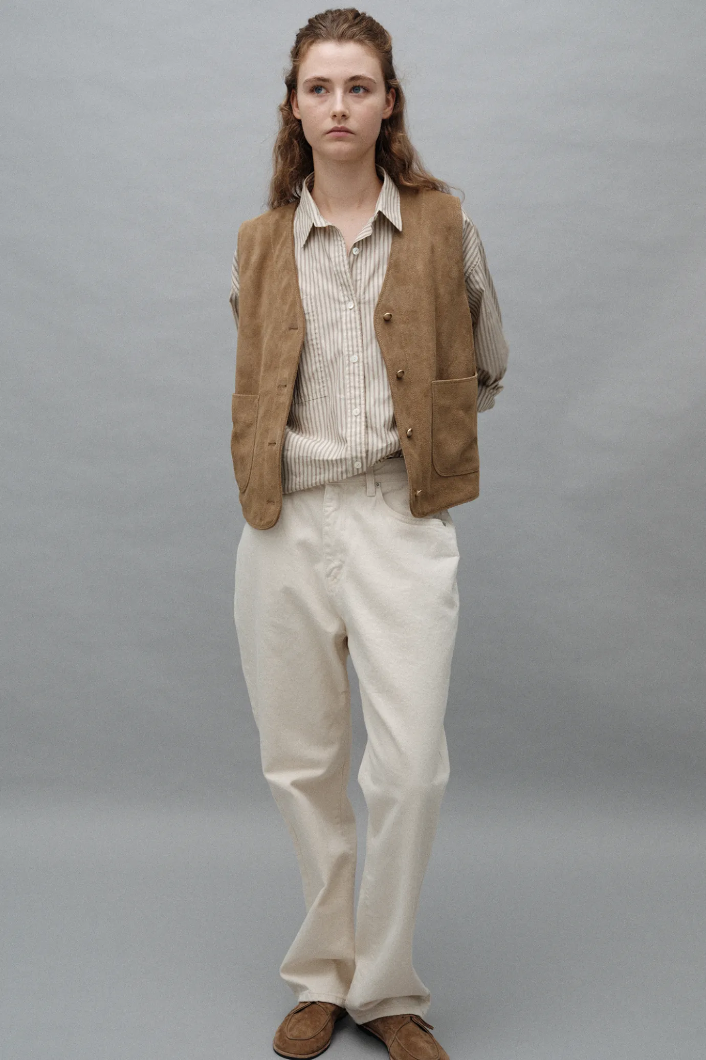 rd__laceup_shoes_beige_br_2.webp Nothing written Shoes | Exclusive-3RD / Lace-up shoes (Beige brown)