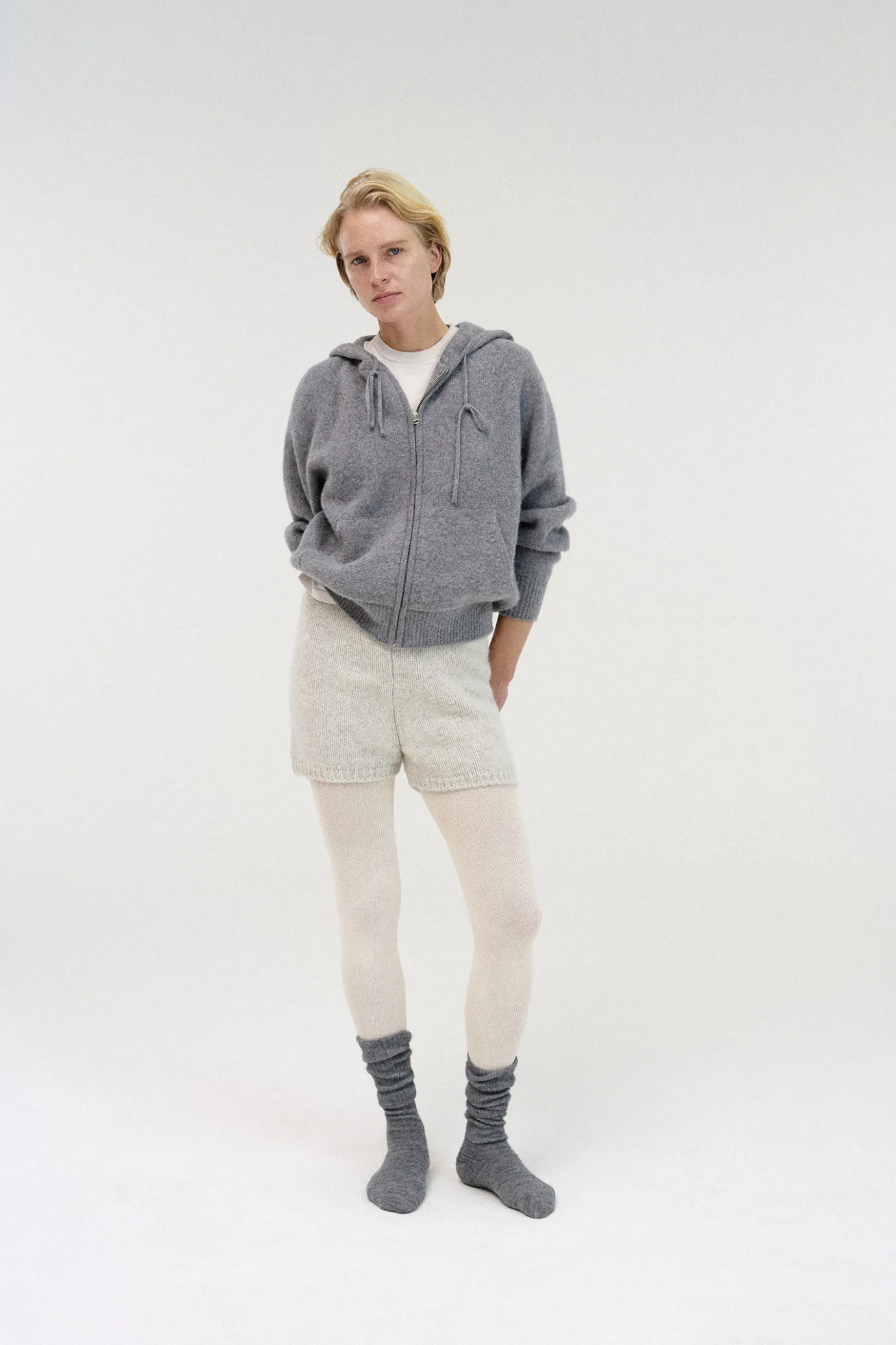 rd__lilo_alpaca_hoodie_zi_2.webp Nothing written Outwears | Knitwear-3RD / Lilo alpaca hoodie zip up (Gray)