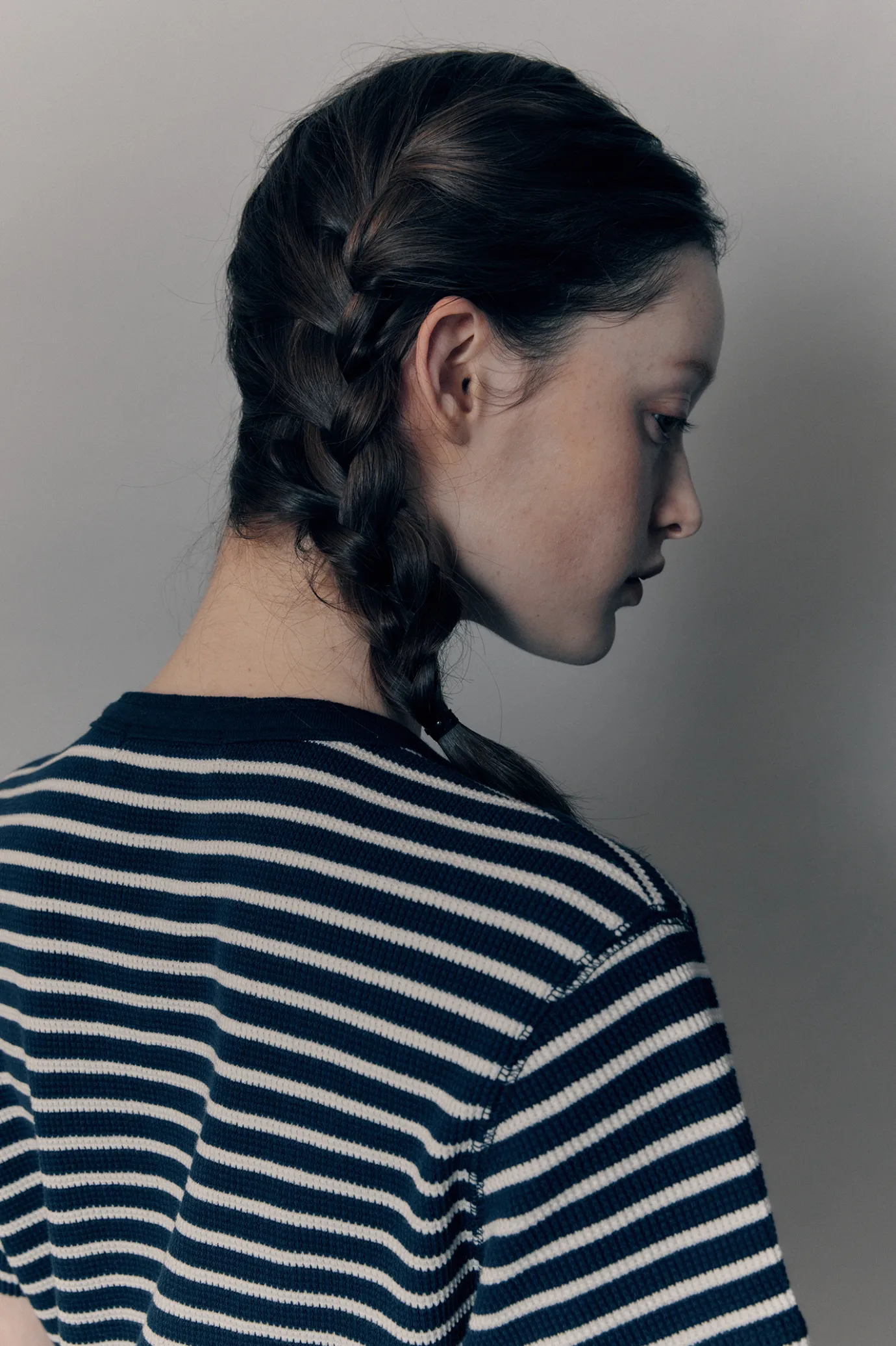 rd__penico_stripe_tshirt__4.webp Nothing written T-shirt-3RD / Penico stripe t-shirt (Navy)