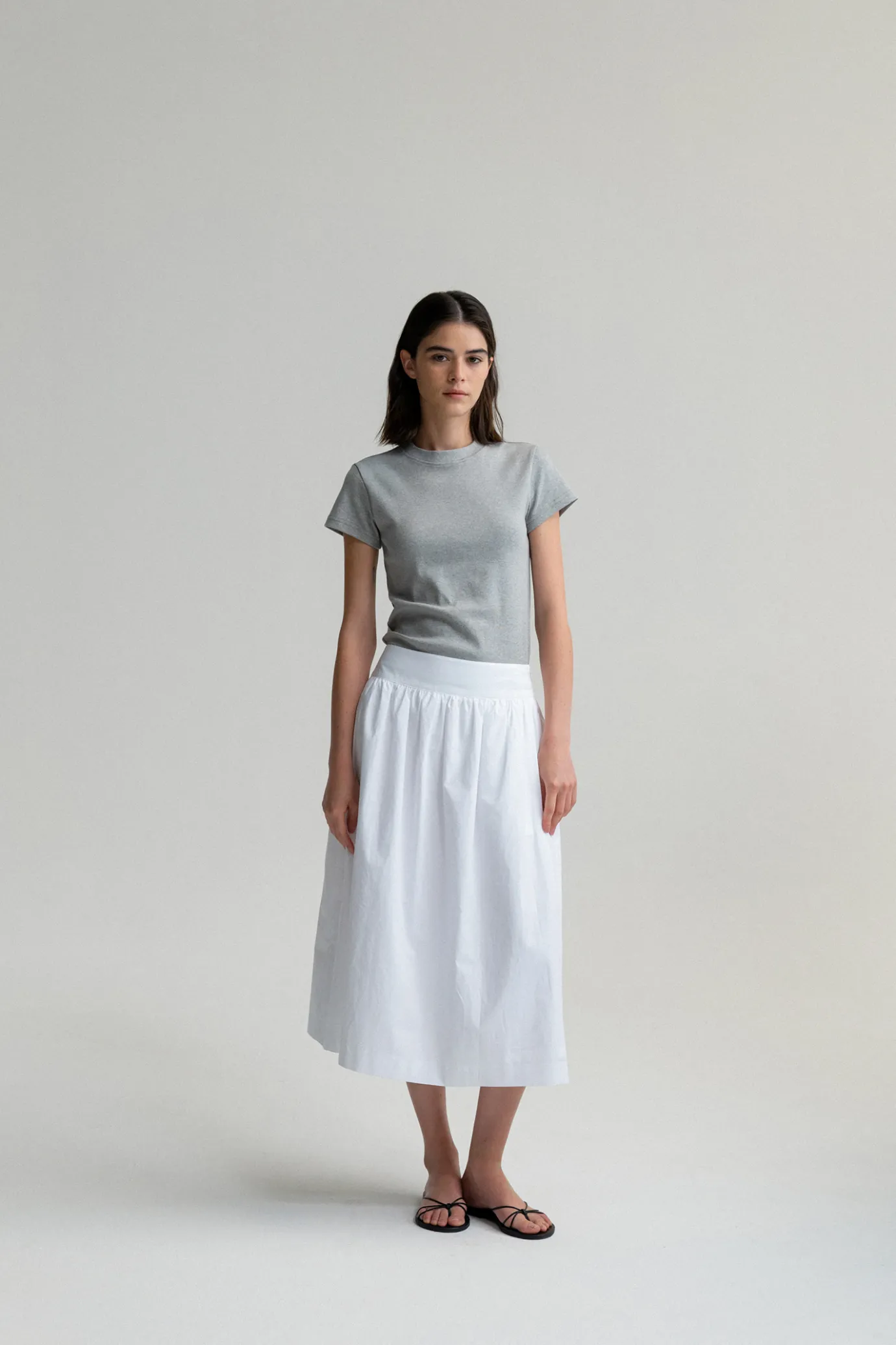 Nothing written T-shirt-13RD / 90's t-shirt (Gray)