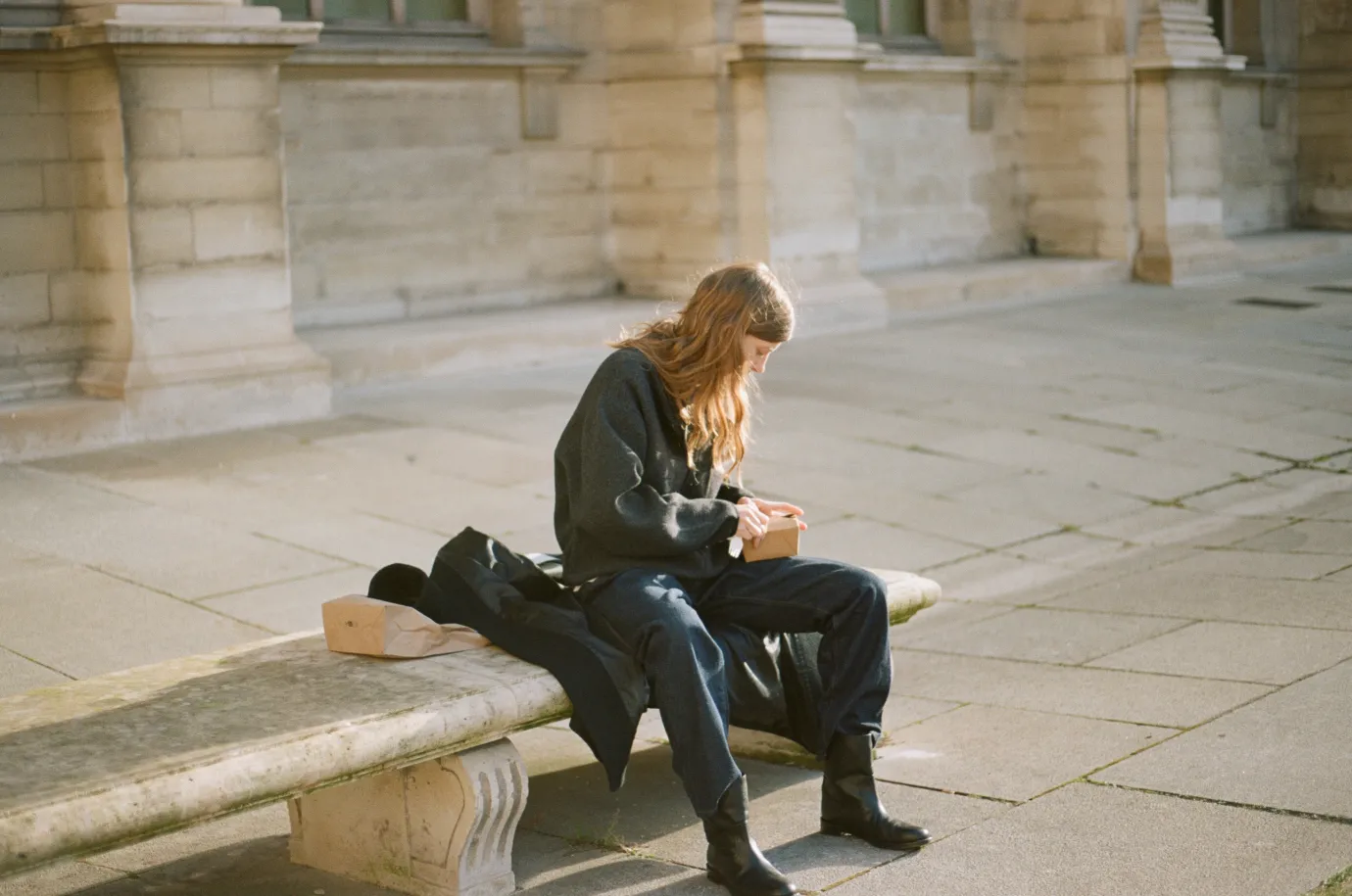 Nothing written Shoes | Exclusive-Riding mid-ankle boots (Black)