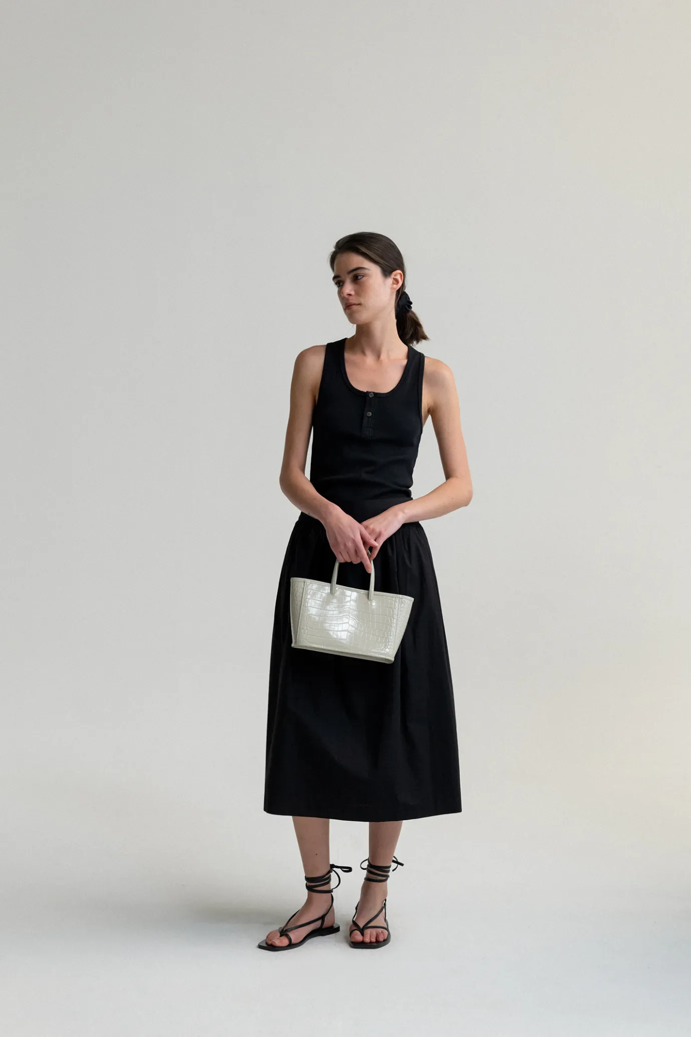 th__ain_croco_tote_bag_co_2.webp Nothing written Bags-6TH / Ain croco tote bag (Coconut white)