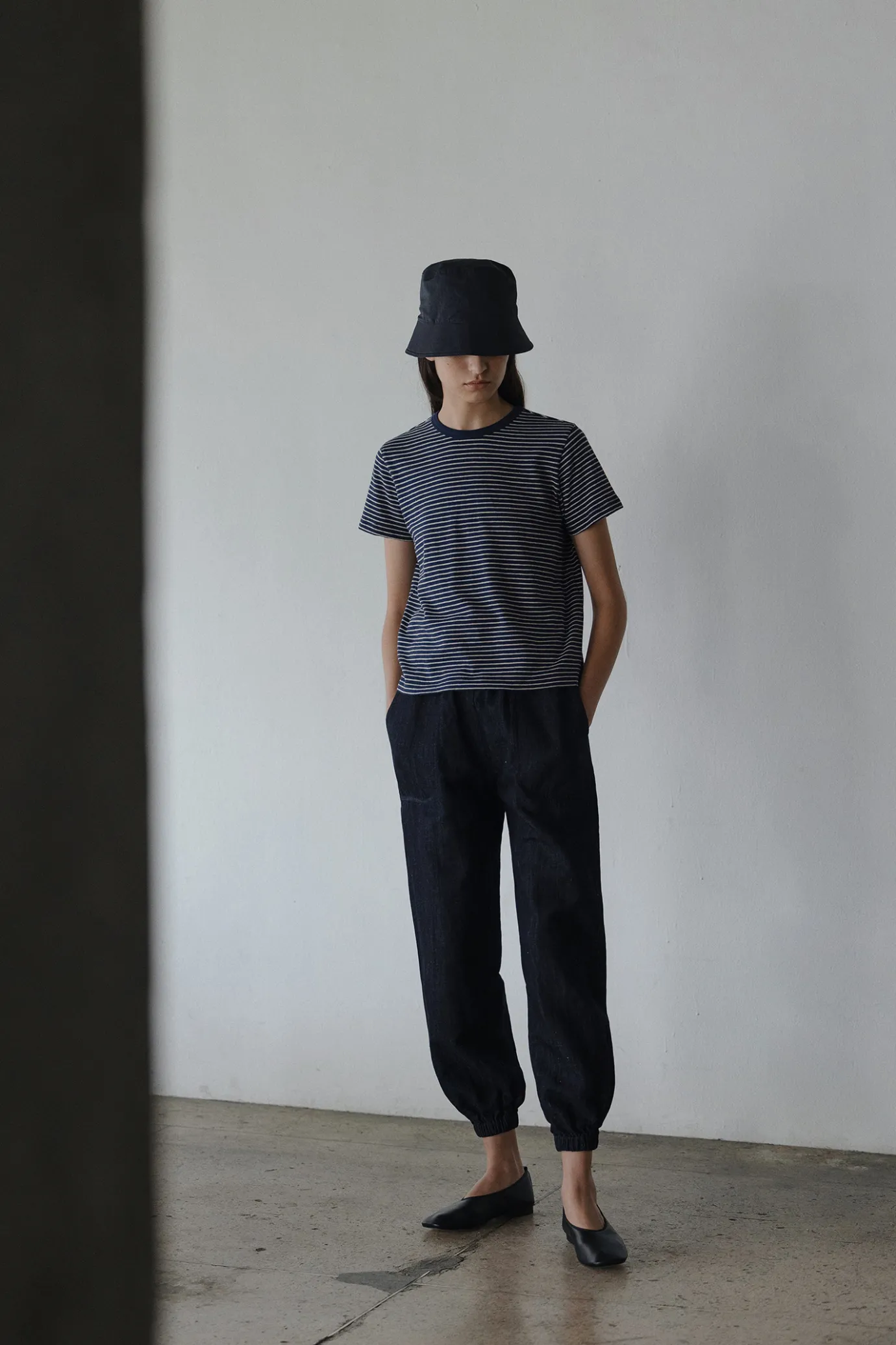 Nothing written Accessories-5TH / Bucket hat (Charcoal)
