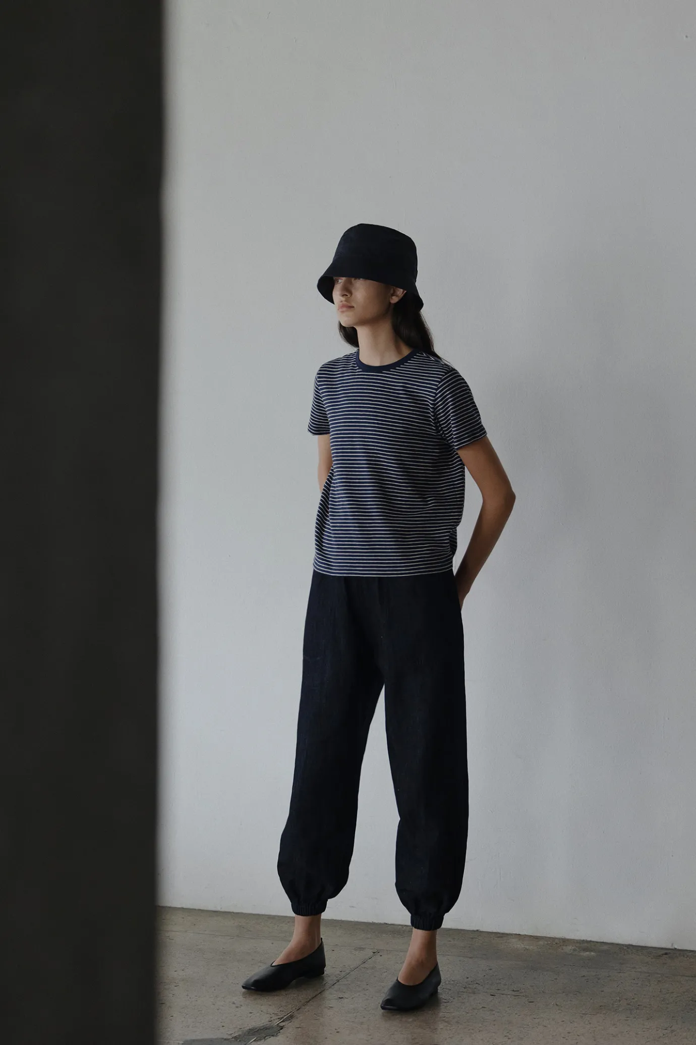 Nothing written Accessories-5TH / Bucket hat (Charcoal)