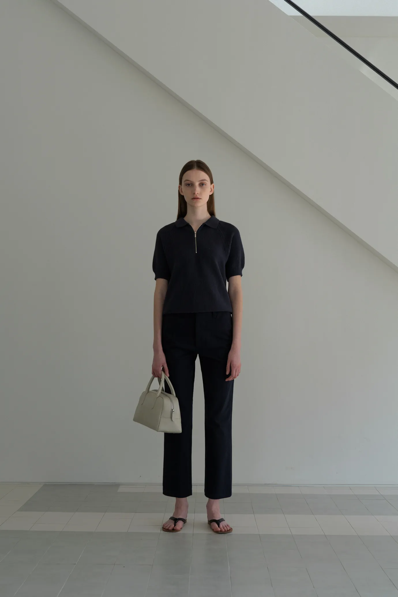 Nothing written Bags-15TH / Classic mini golf bag (Oyster white)