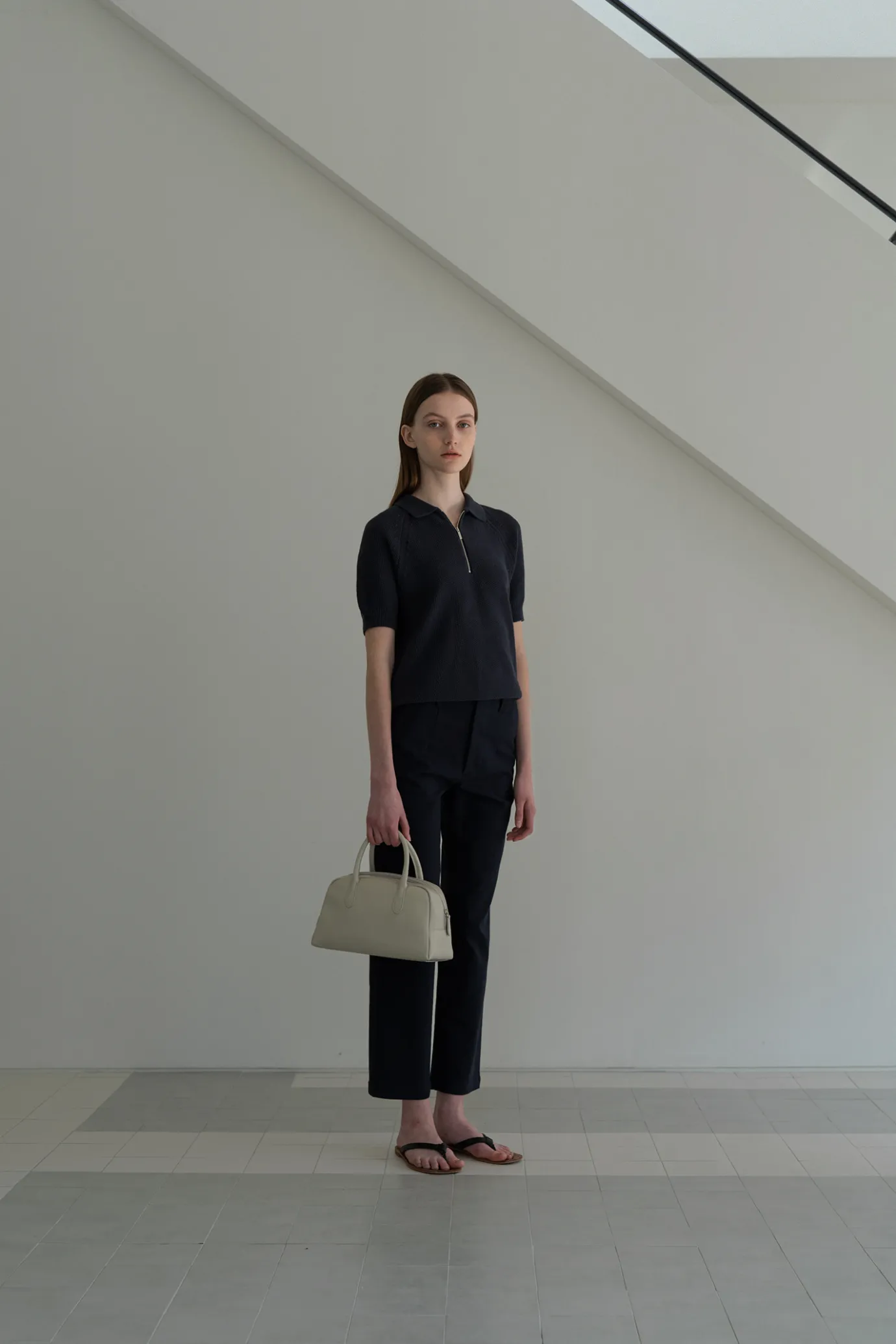 Nothing written Bags-15TH / Classic mini golf bag (Oyster white)