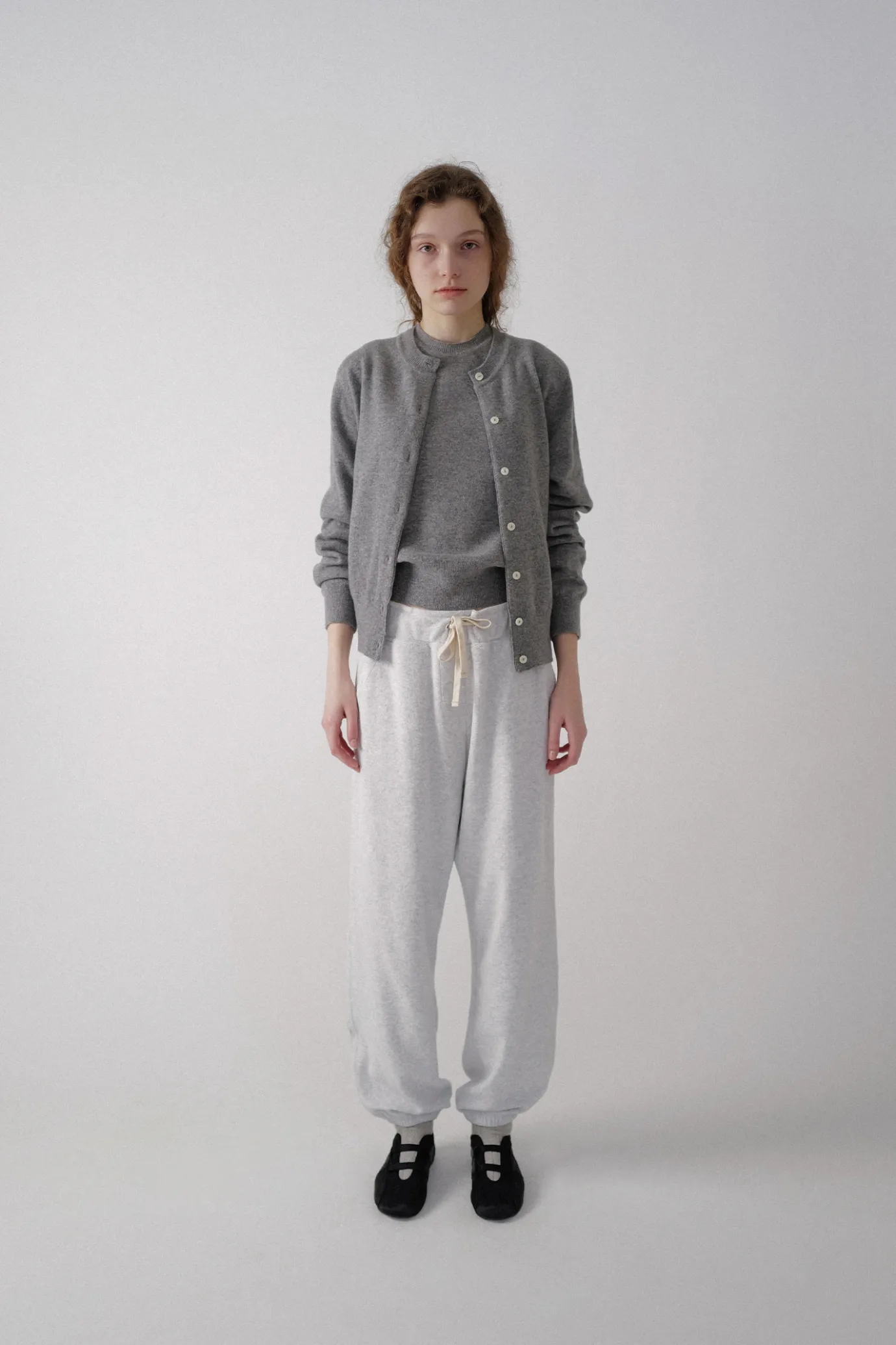 Nothing written Outwears | Knitwear-5TH / Emitt wool round cardigan (Gray)