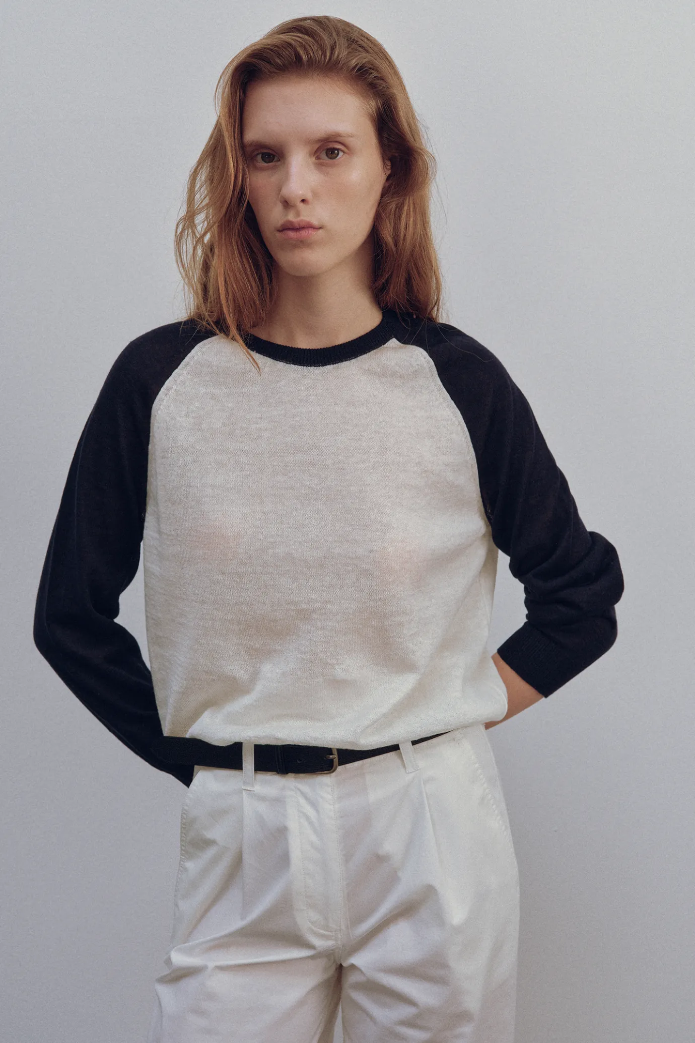 th__grin_linen_knit_top_n_4.webp Nothing written Knitwear-6TH / Grin linen knit top (Navy ivory)