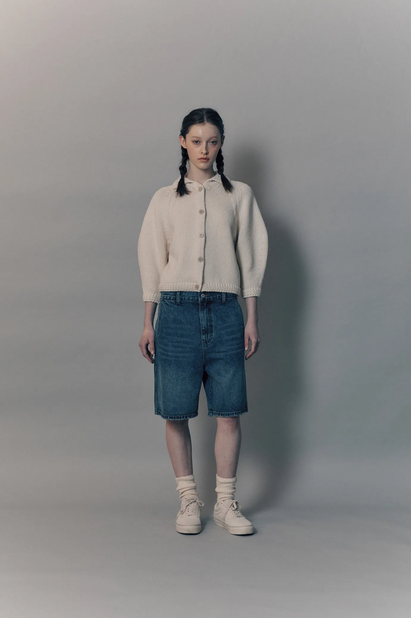 Nothing written Outwears-7TH / Lou knit cardigan (Ivory)