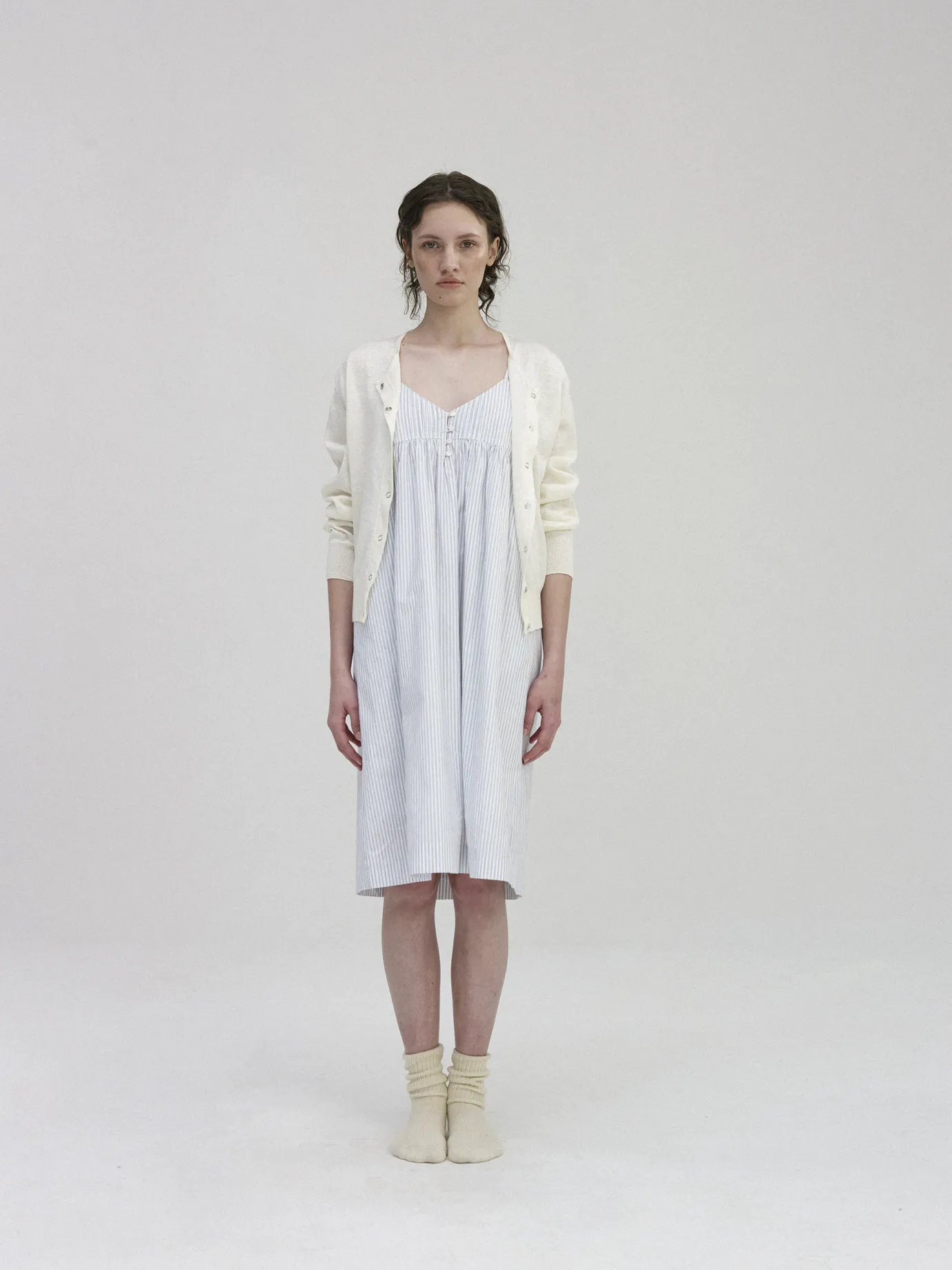 Nothing written Outwears-9TH  / Panna round cardigan (Ivory)