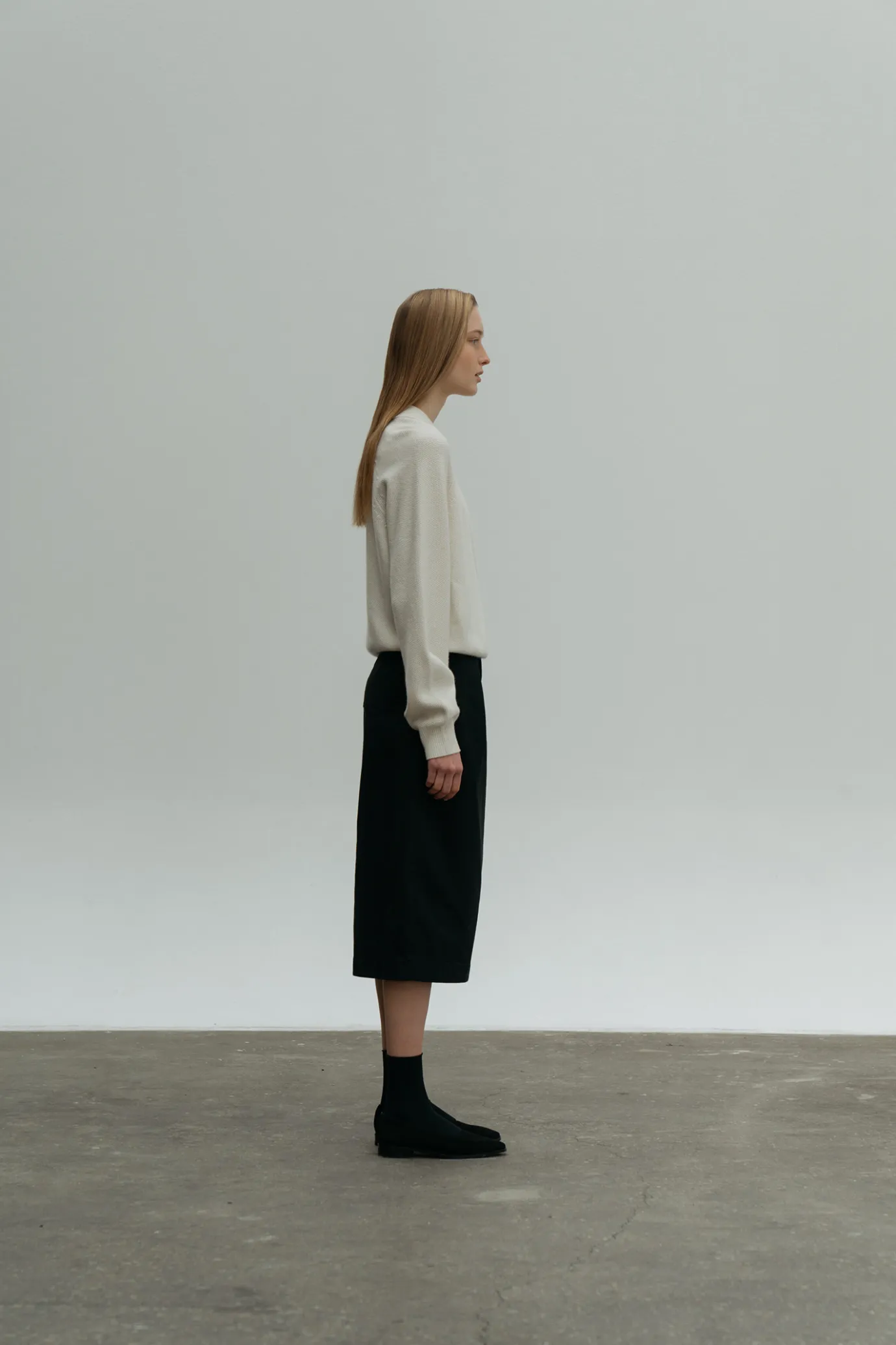 Nothing written Knitwear-17TH / Porter wool jumper (Ivory)