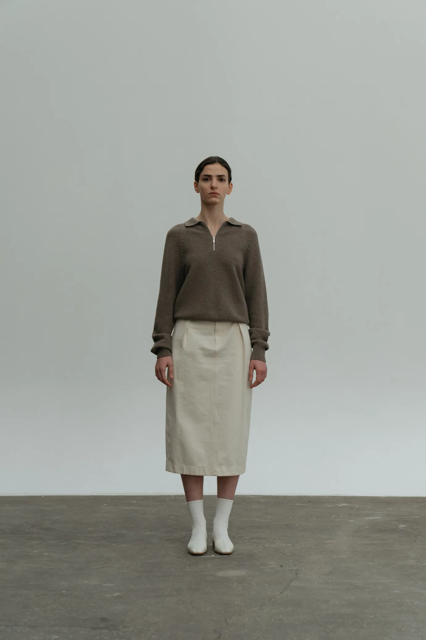 Nothing written Knitwear-20TH / Porter wool jumper (Mocha)