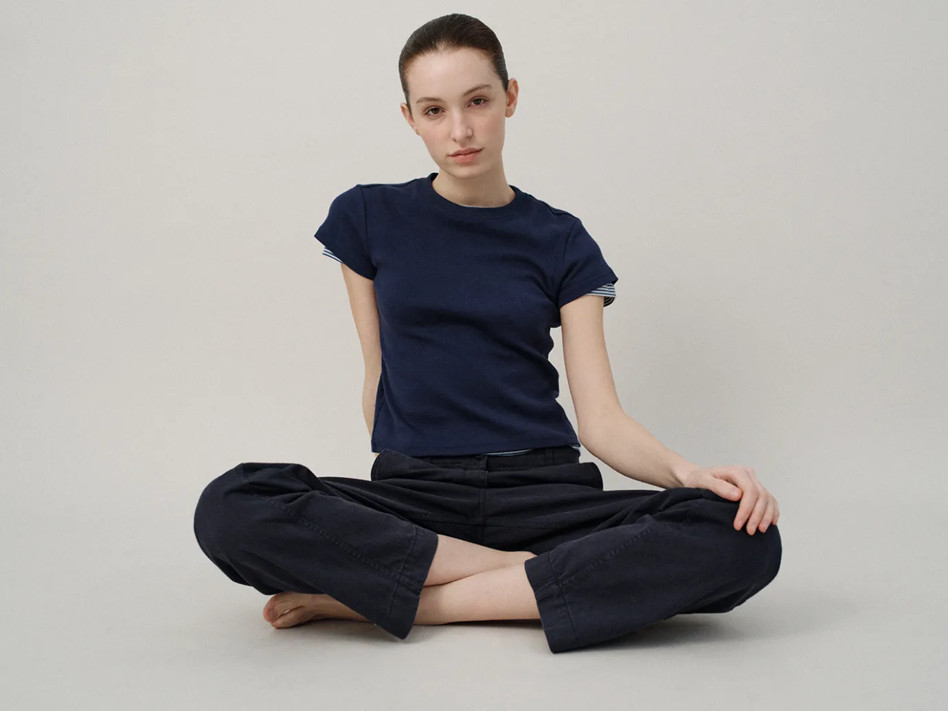 th__s_tshirt_navy_6.webp Nothing written T-shirt-5TH / 90's t-shirt (Navy)