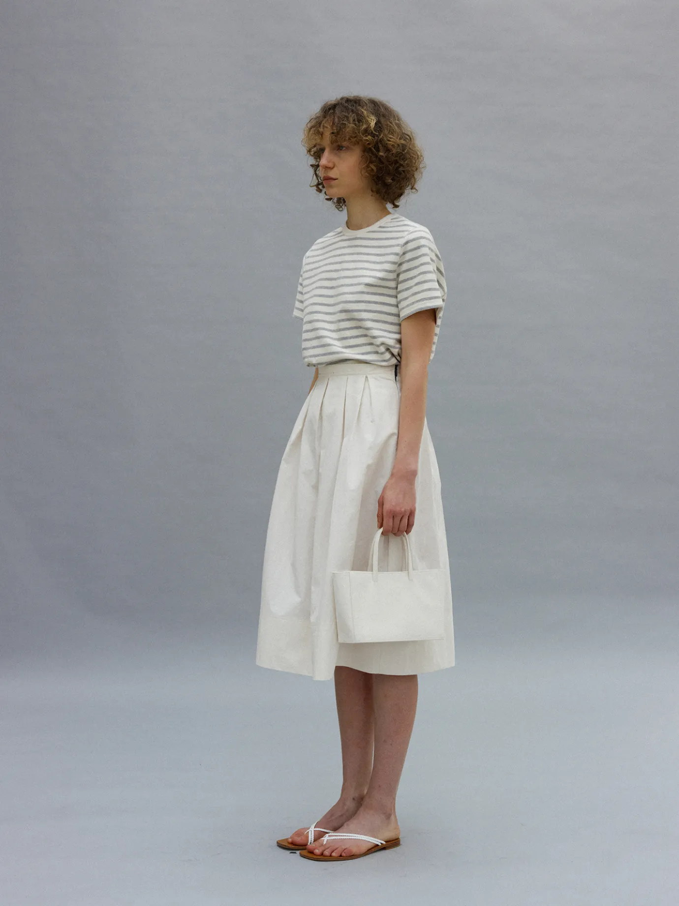 Nothing written T-shirt-5TH / Sailor t-shirt (Gray)