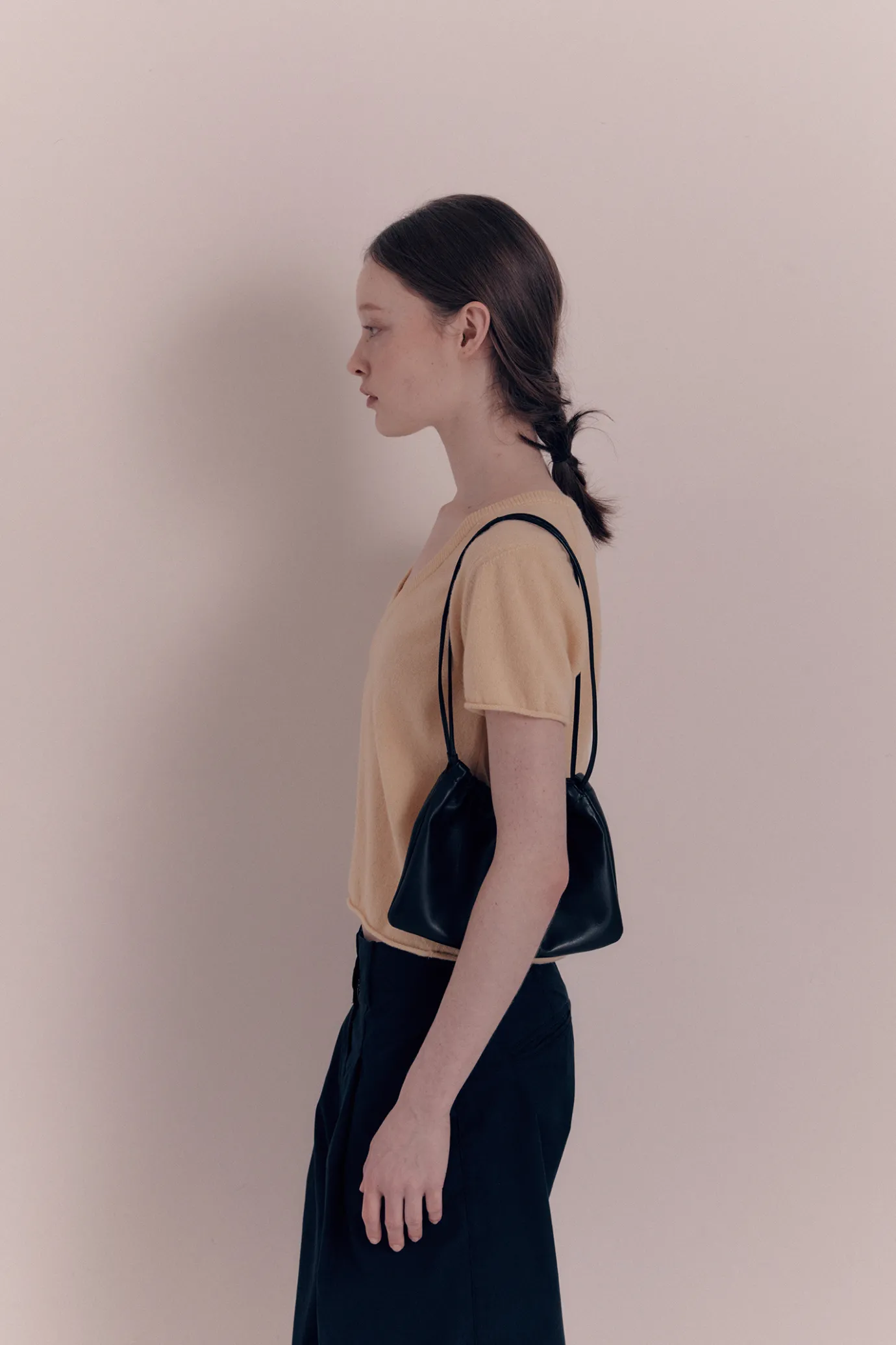 th__sui_vneck_knit_tshirt_5.webp Nothing written Knitwear-4TH / Sui v-neck knit t-shirt (Yellow)