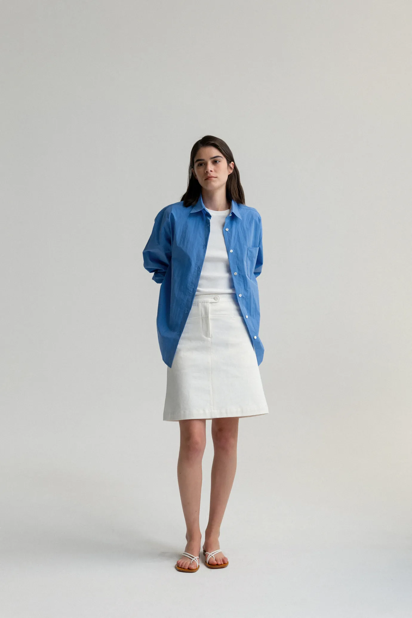 Nothing written Shirt-8TH / Sunné shirt (Ocean)