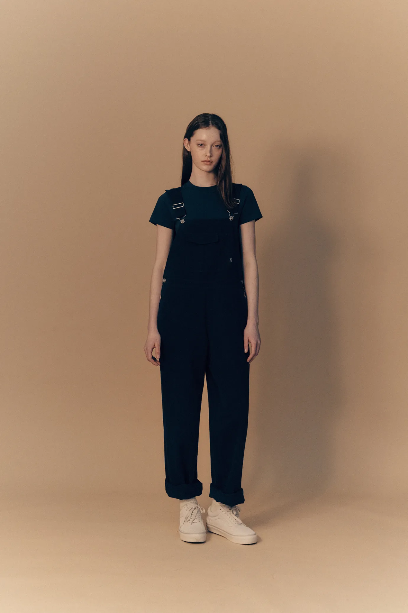 Nothing written T-shirt-Tina cotton t-shirt (Navy)