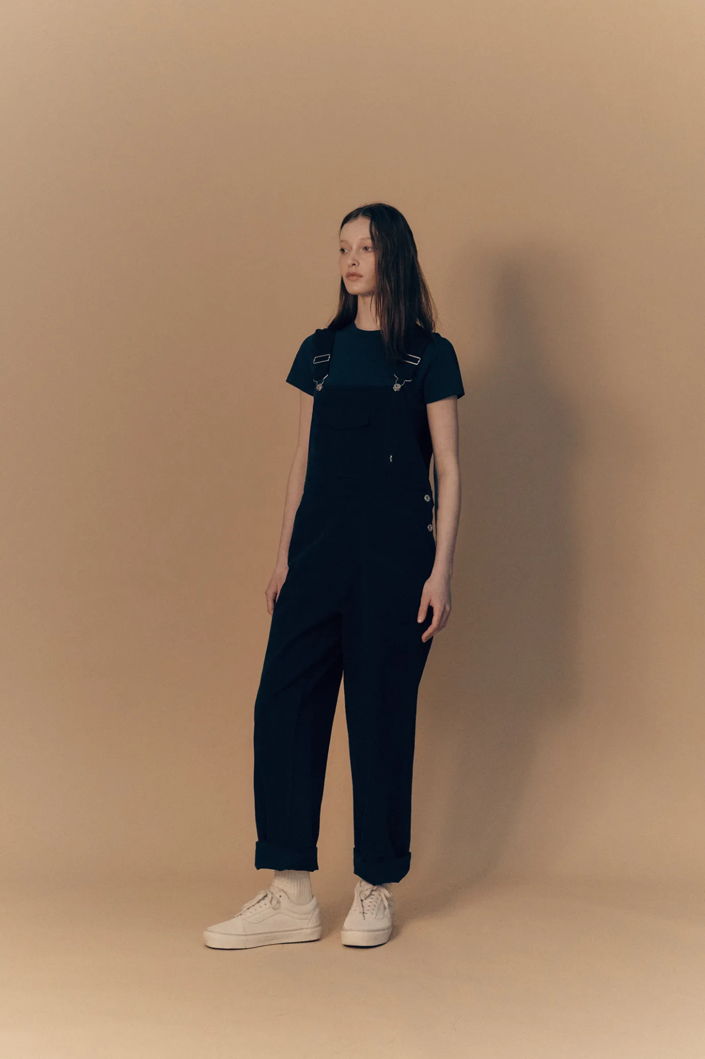 Nothing written T-shirt-Tina cotton t-shirt (Navy)