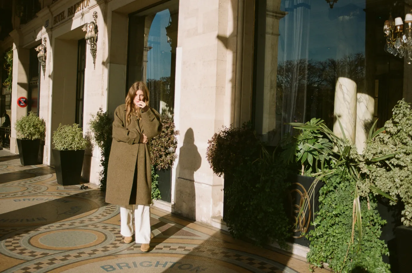 Nothing written Outwears | Exclusive-Wool balmacaan coat (Taupe)